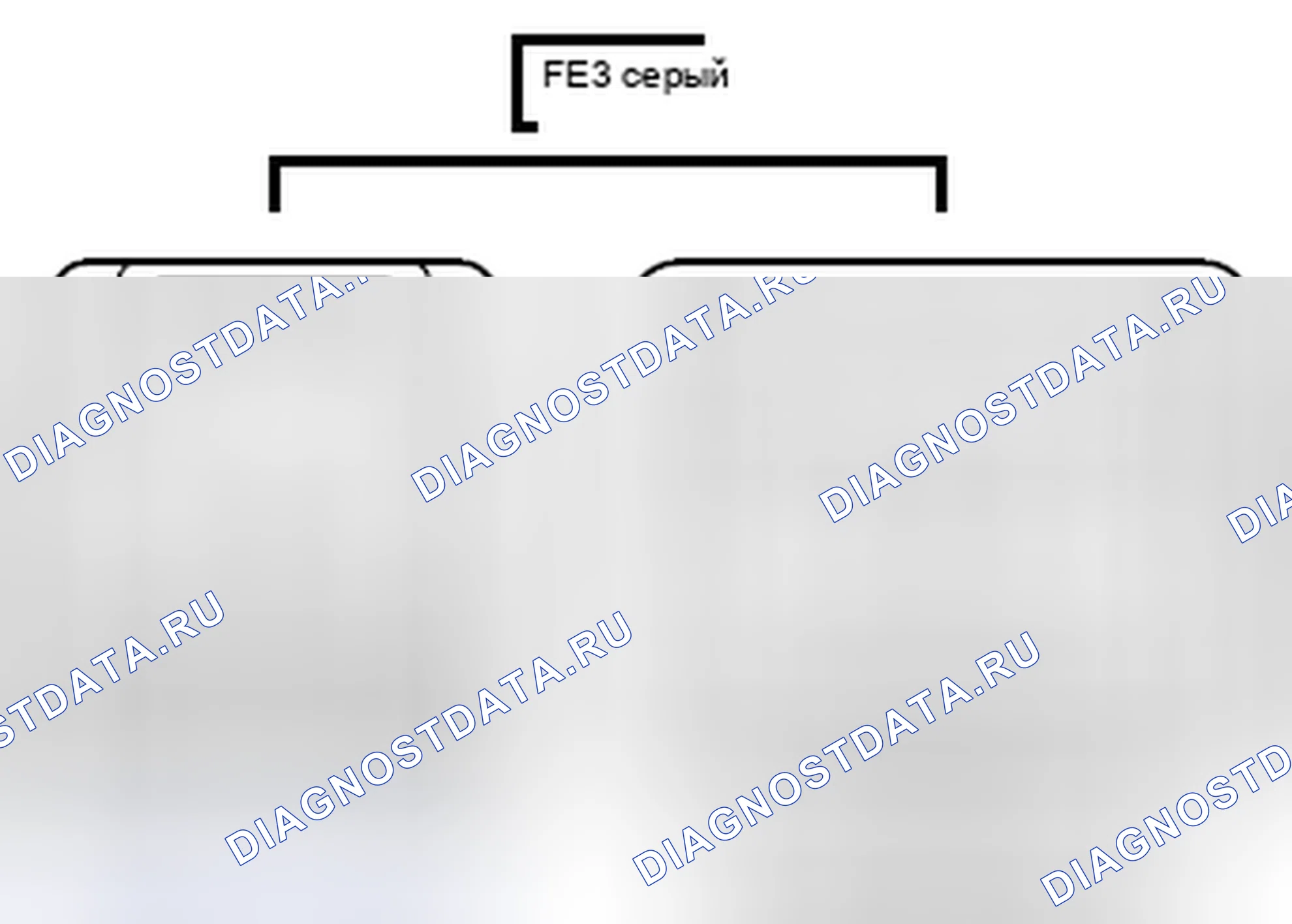 Рис. 1530: Вид с торца линейного соединителя (FE3). Toyota Camry XV40 рестайлинг