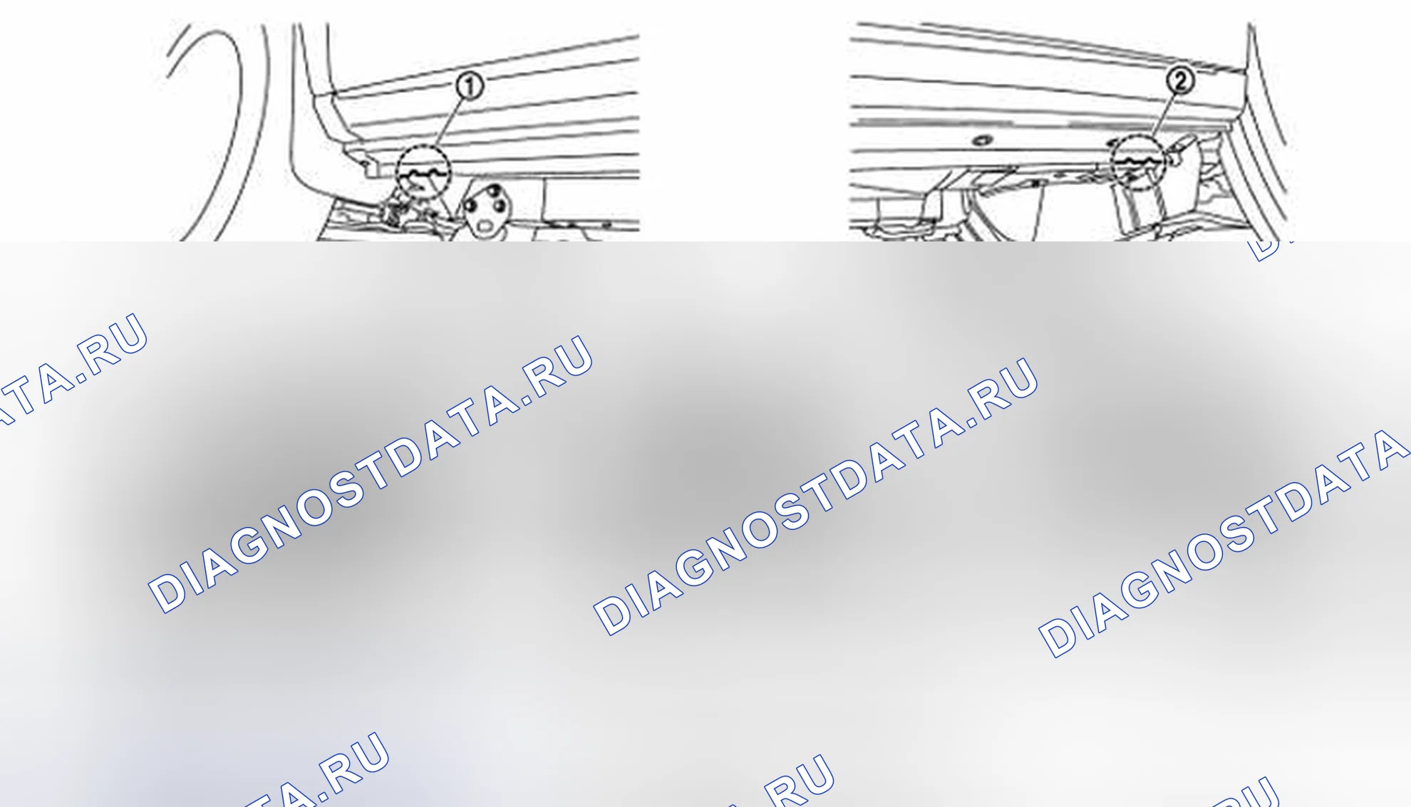 Рис. 45: гаражный домкрат и стойка безопасности и 2-полюсный подъемник. Honda Inspire I