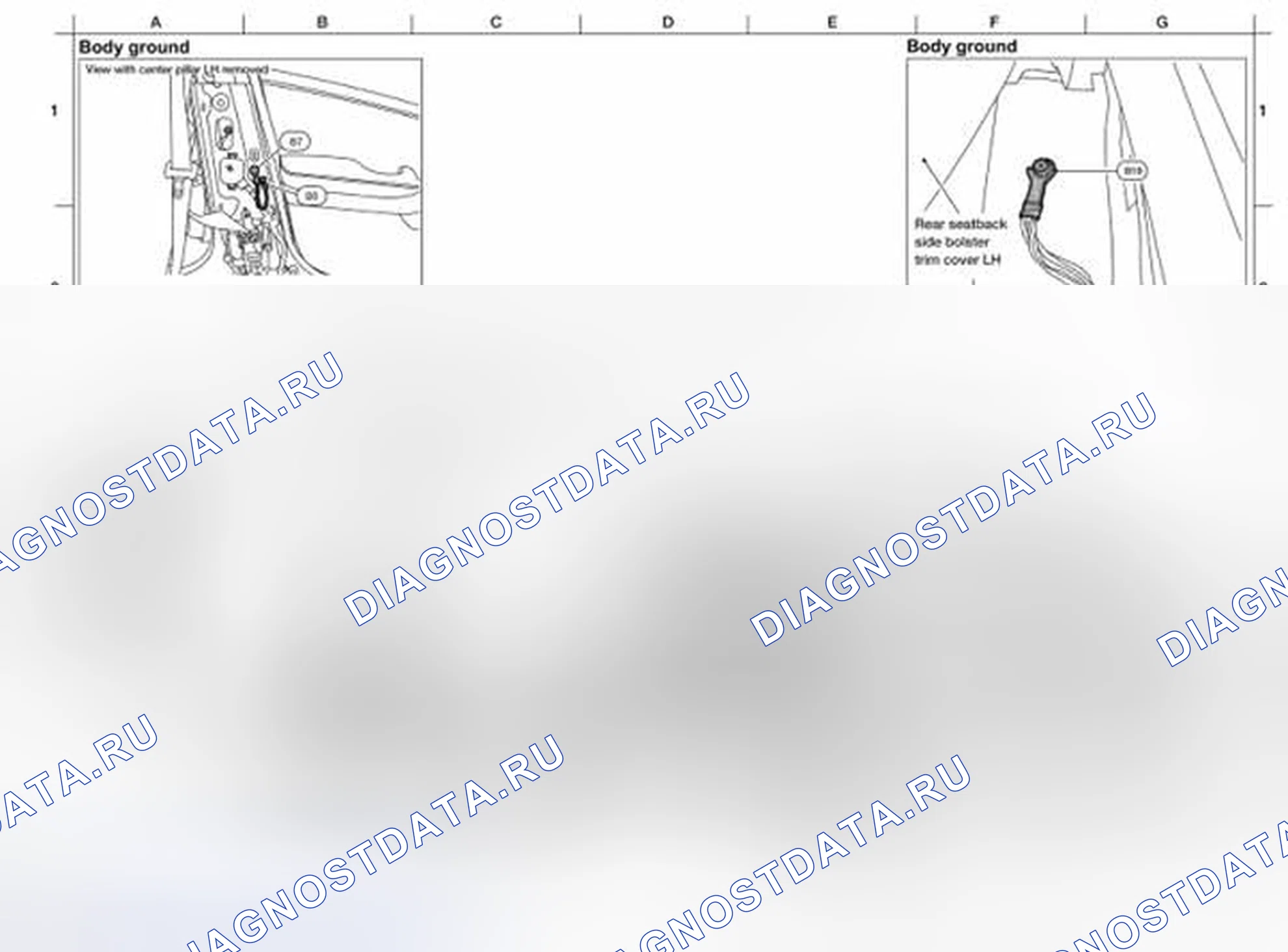 Рис. 153: СТРАХОВОЧНАЯ ПРИВЯЗЬ. Nissan Altima L32