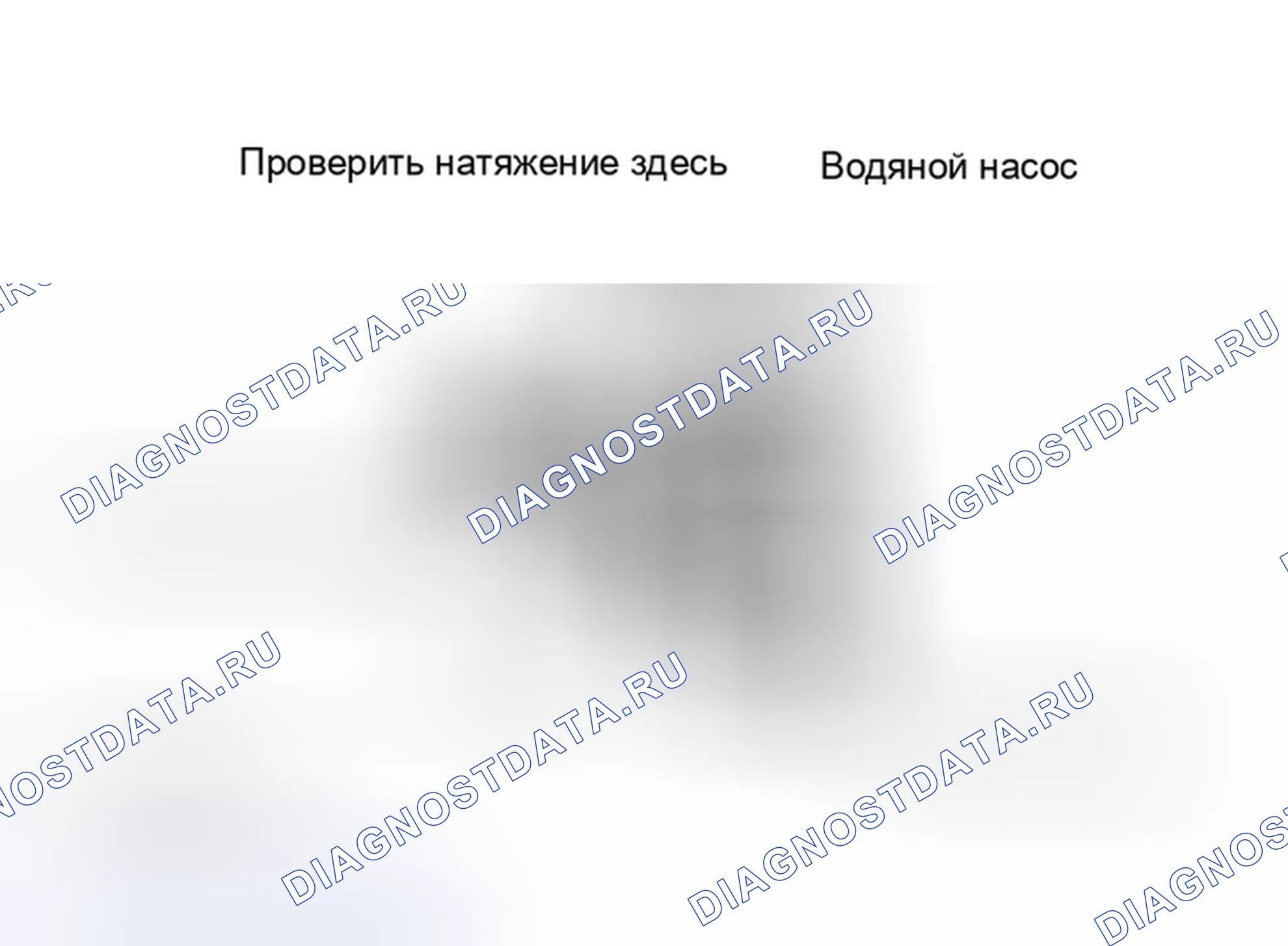 Рис. 2: Трассировка приводного ремня (2.3L). Ford Pickup F250 