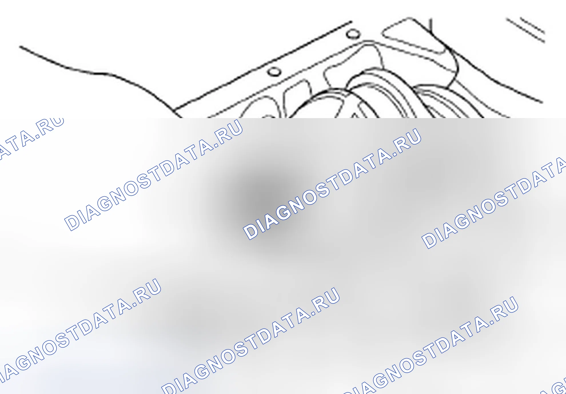 Рис. 211: Контроль зазора между основными подшипниками. Acura TSX I