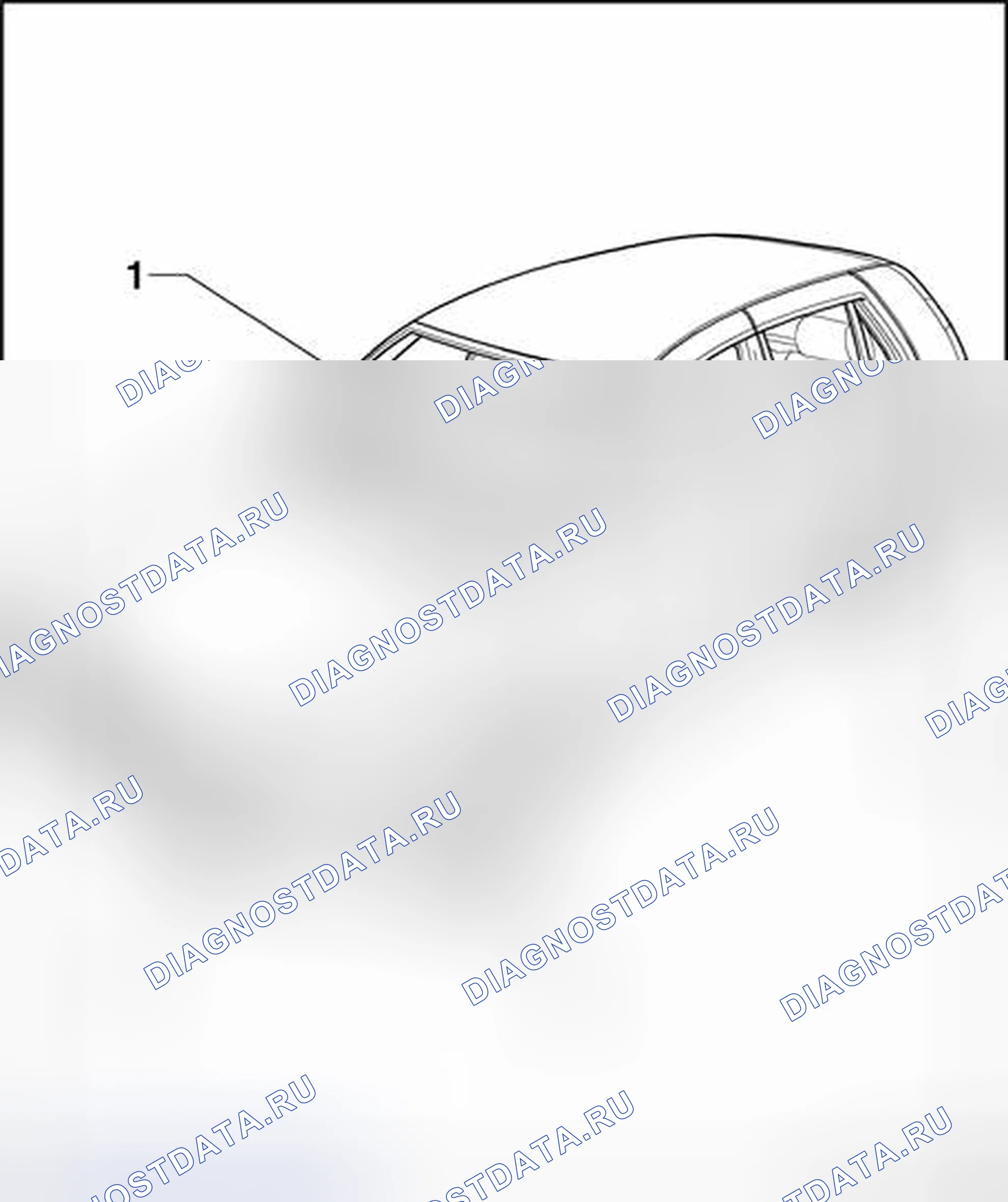 Рис. 46: Электрические / электронные компоненты и места установки. Volkswagen Golf Mk4