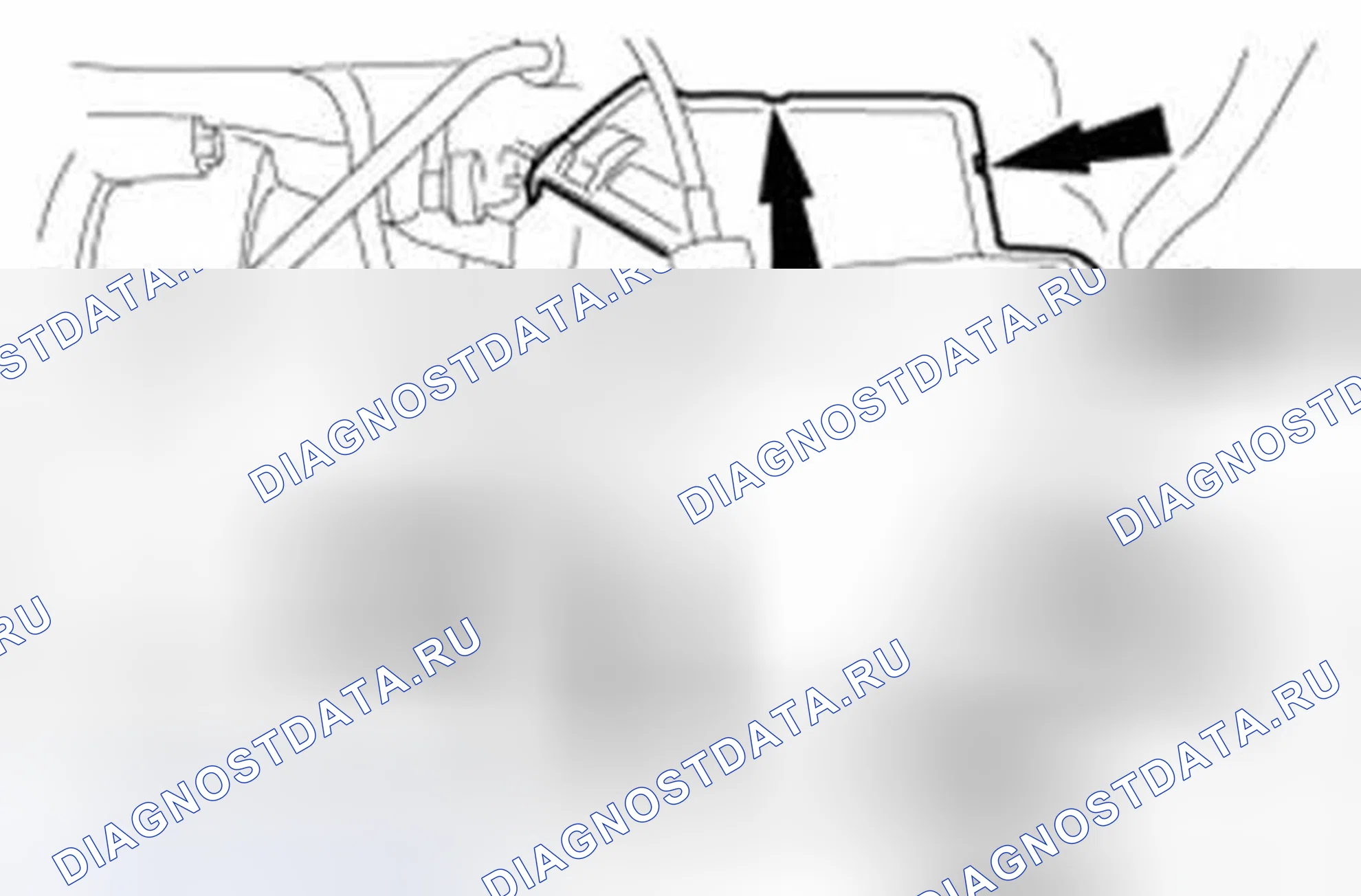 Рис. 8: Регулировка троса переключения передач. Ford Fiesta Mk6