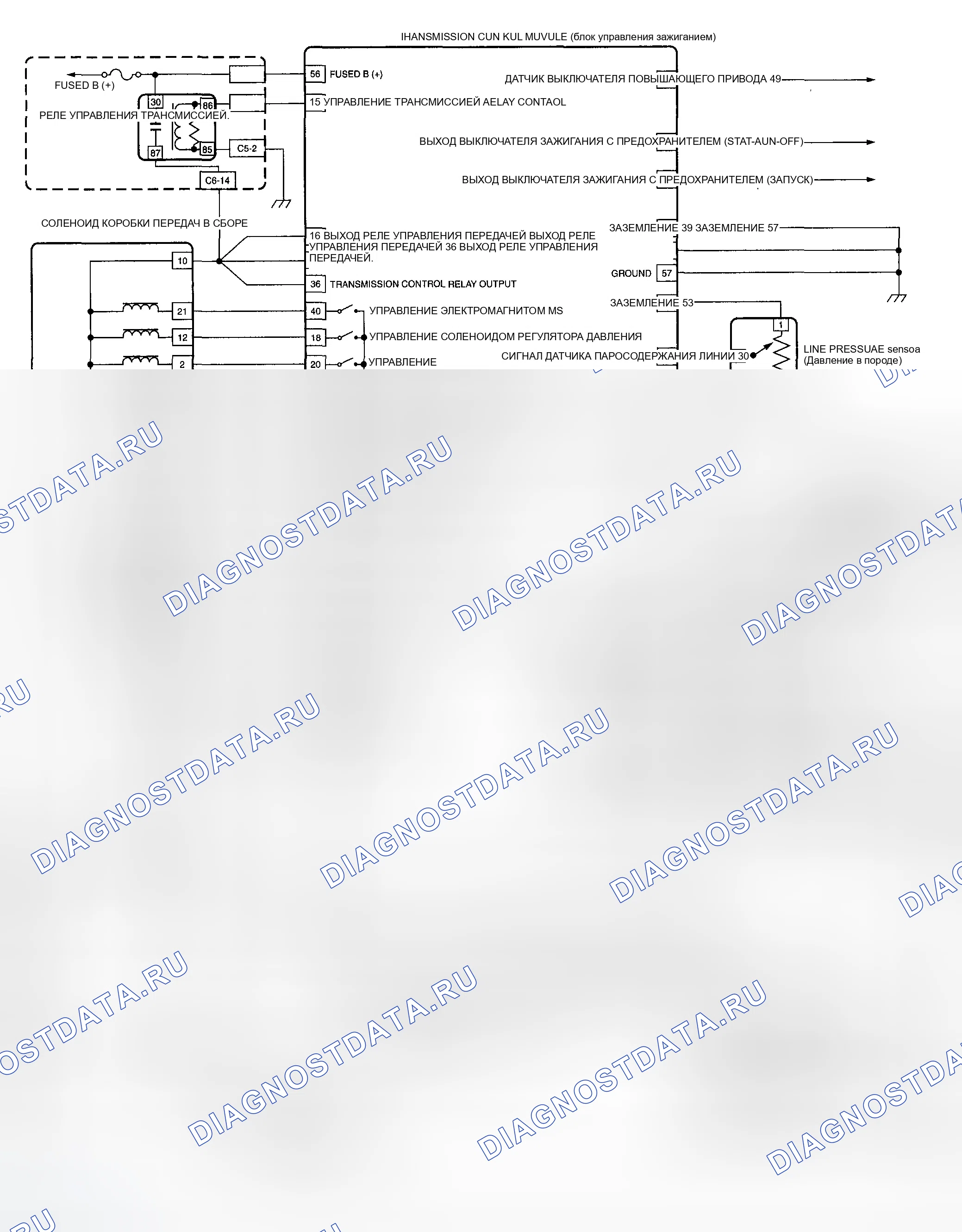 Рис. 1050: EATX 5.7L. Dodge Pickup R2500 
