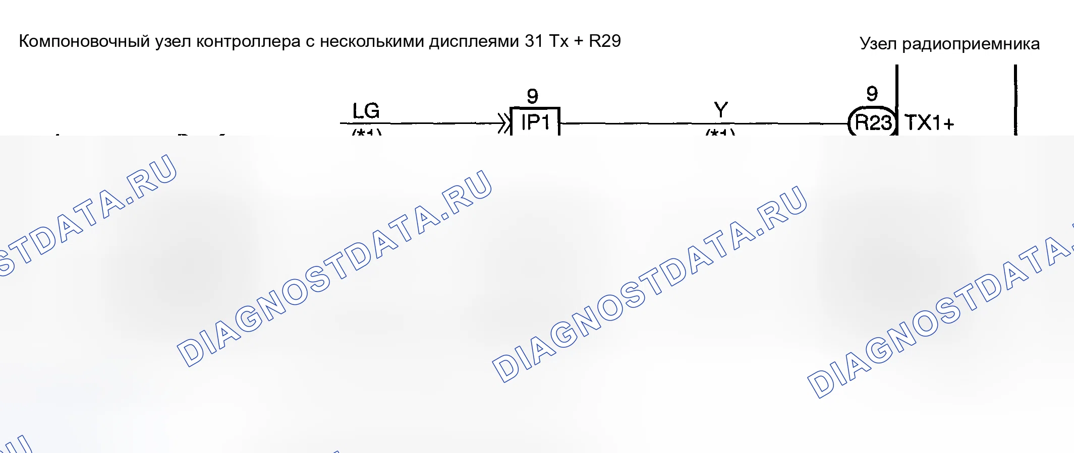 Рис. 88: электросхема. Toyota Highlander I рестайлинг