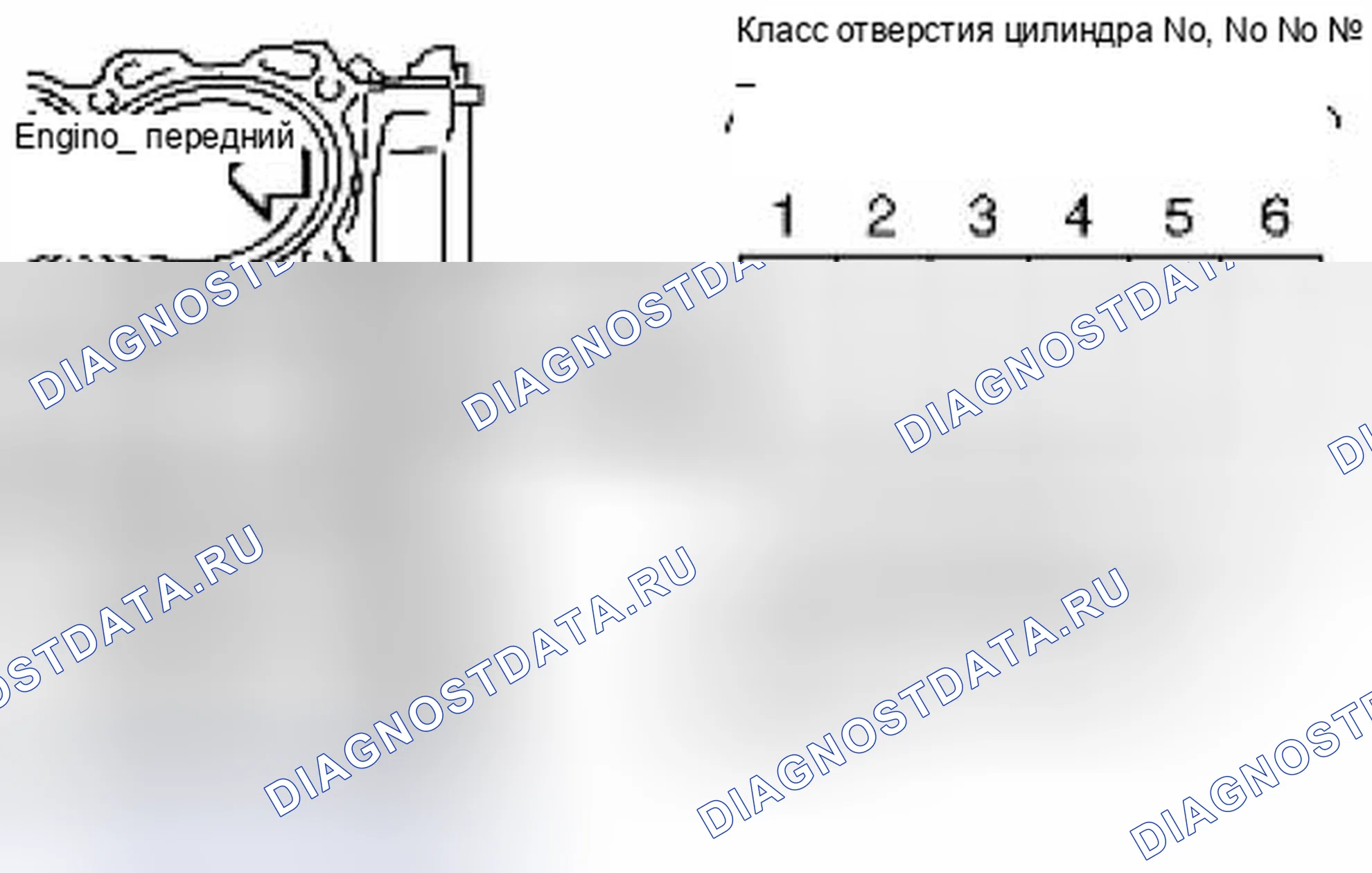 Рис. 441: При использовании нового блока цилиндров и коленчатого вала. Suzuki Equator I