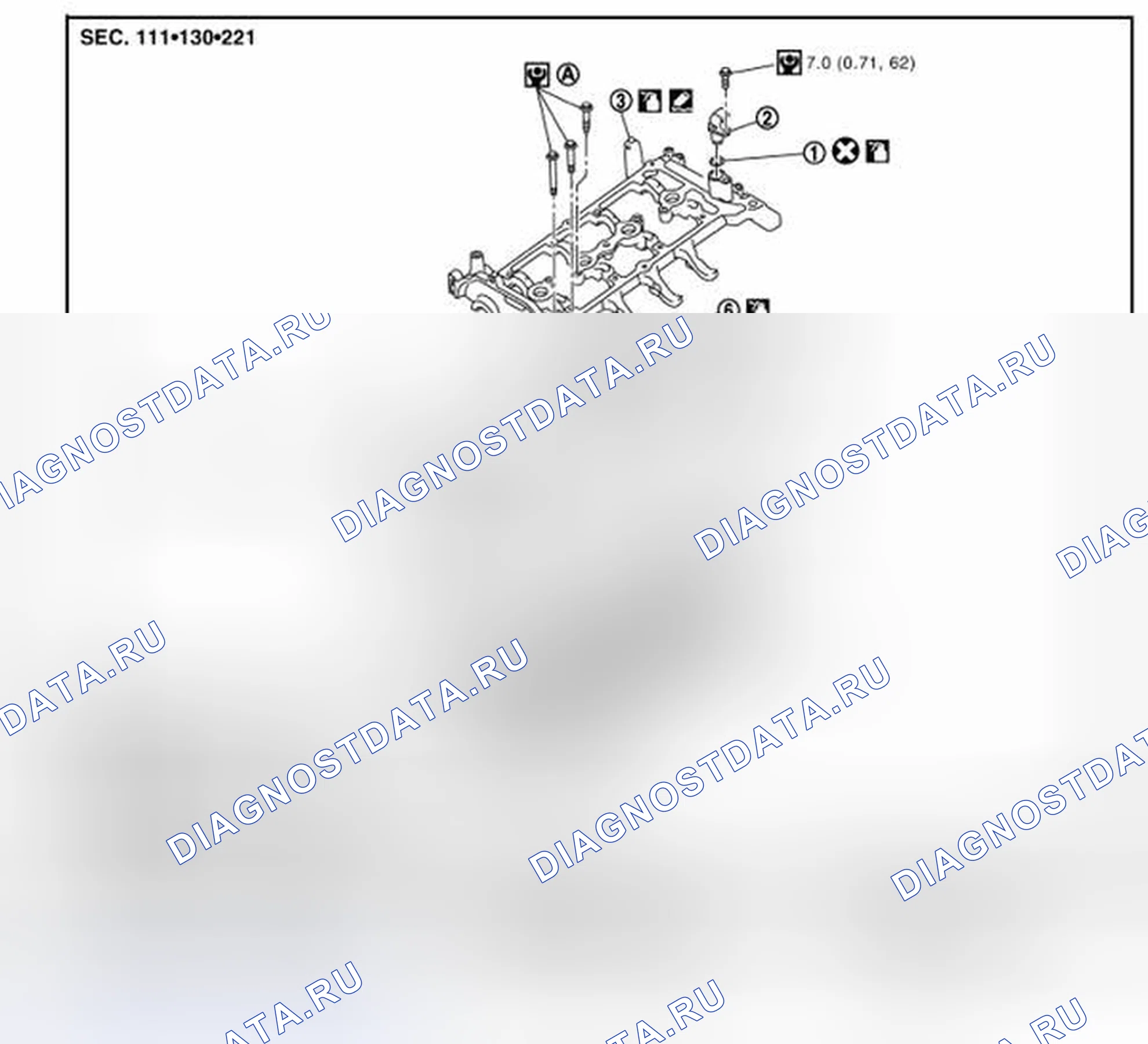 Рис. 121: Компонент. Nissan Sentra B16 рестайлинг