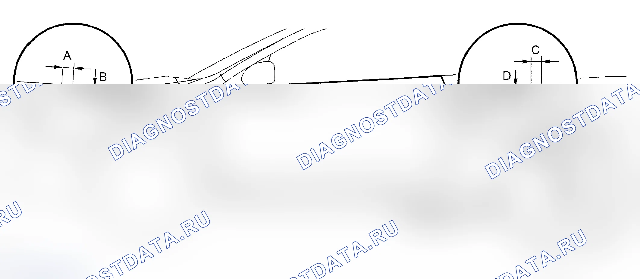 Рис. 162: ПРОВЕРКА наружных кузовных панелей. Toyota Camry Solara II