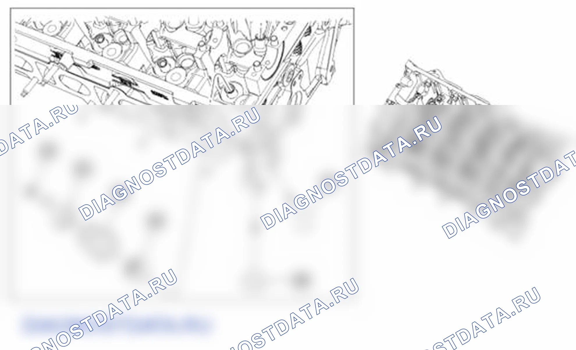 Рис. 1817: Головка цилиндра (Вид 3 из 3). Ford Mustang V рестайлинг