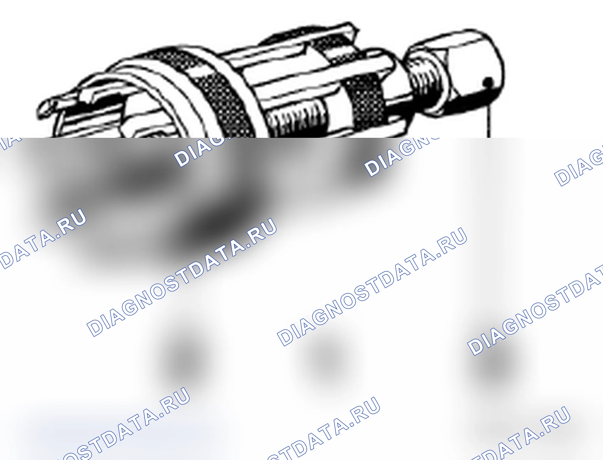 Рис. 273: 23 2 050 Съемник шарикоподшипника Rillex 6205. MINI Cooper Clubman I рестайлинг