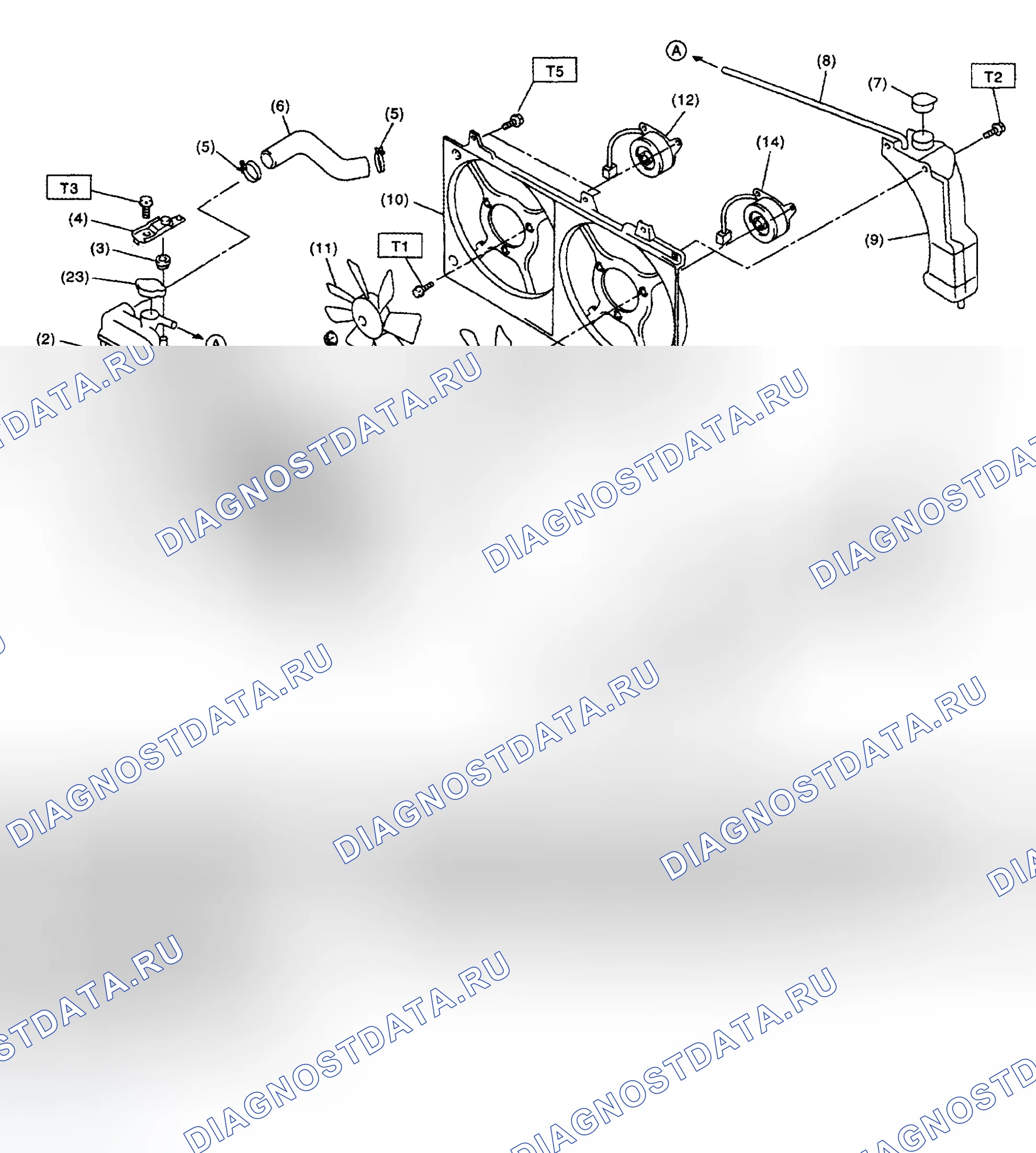 Рис. 11: РАСПОЛОЖЕНИЕ КОМПОНЕНТОВ. Subaru Forester SG