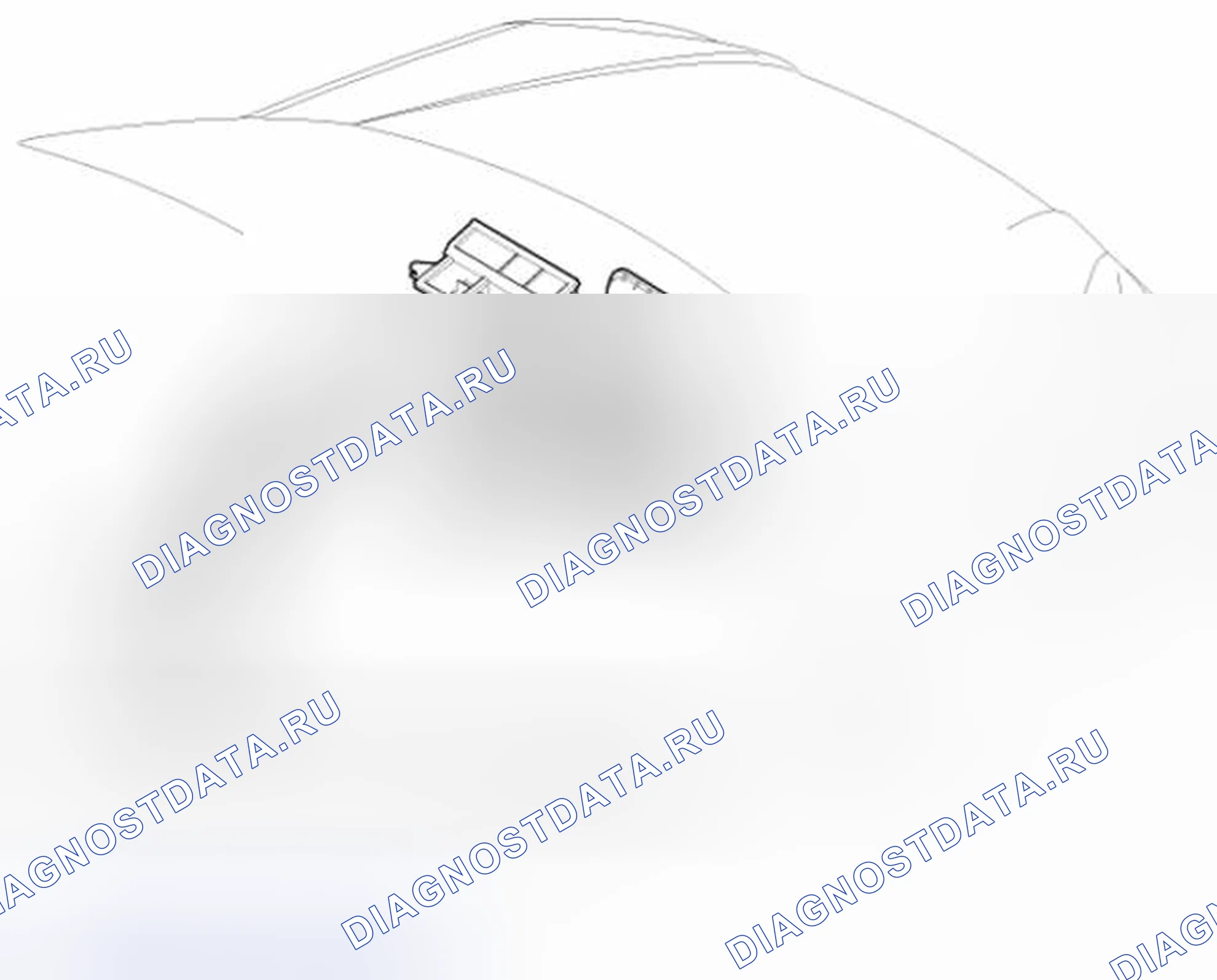 Рис. 9: РАСПОЛОЖЕНИЕ КОМПОНЕНТОВ. Kia Rio II рестайлинг
