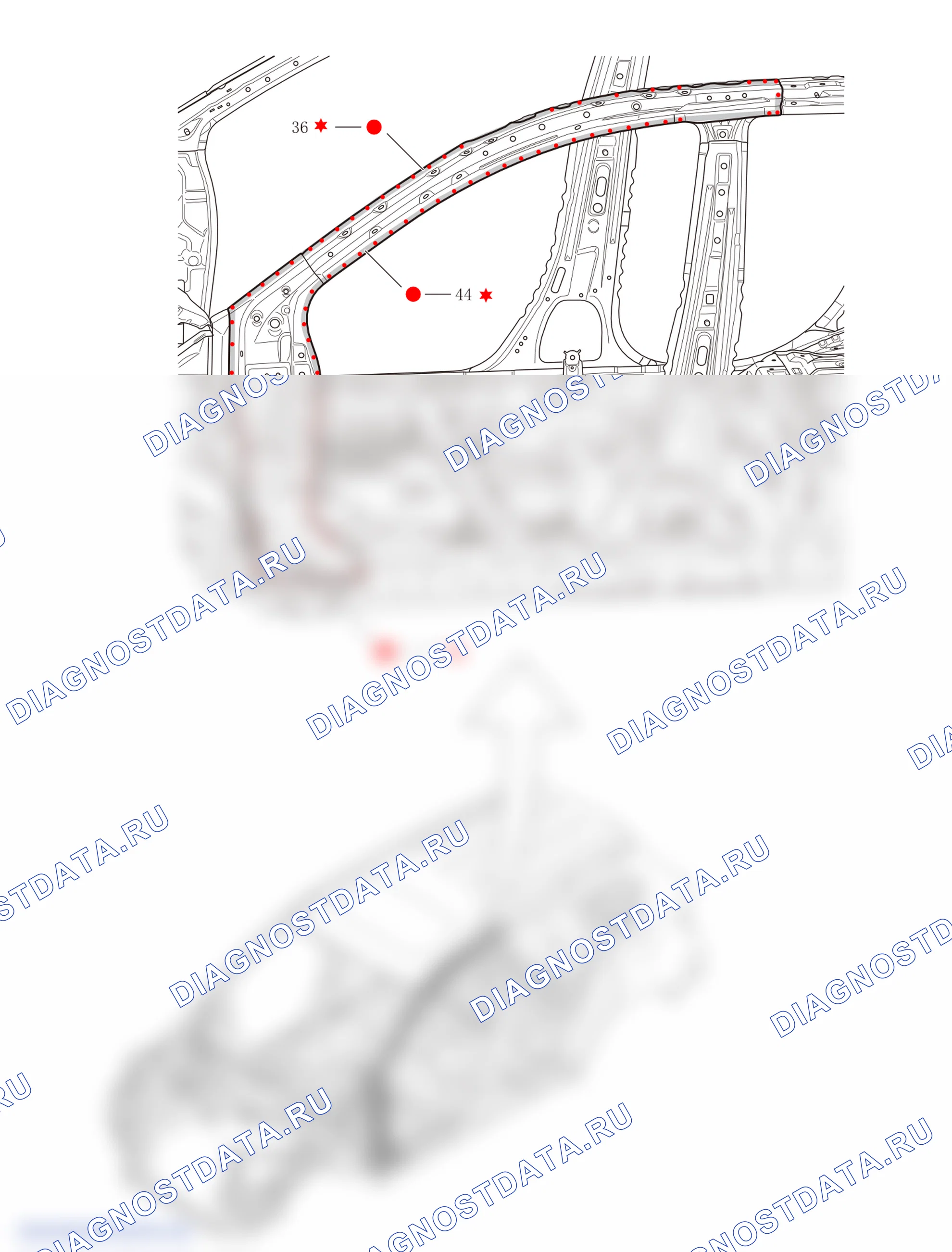 Арматура колонны А — Haval H6. Haval H6 III