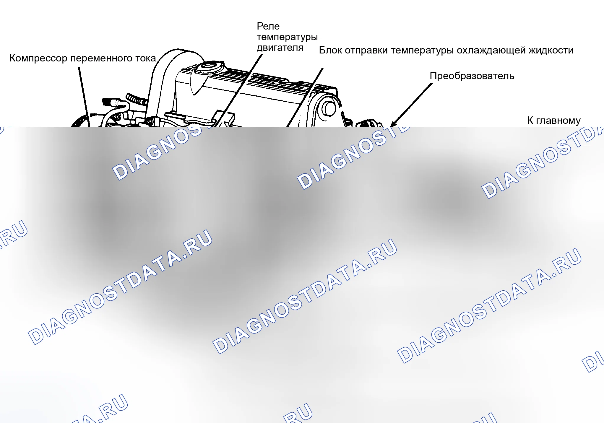 Рис. 7: Расположение компонентов (7 из 12). Chrysler New Yorker Turbo 