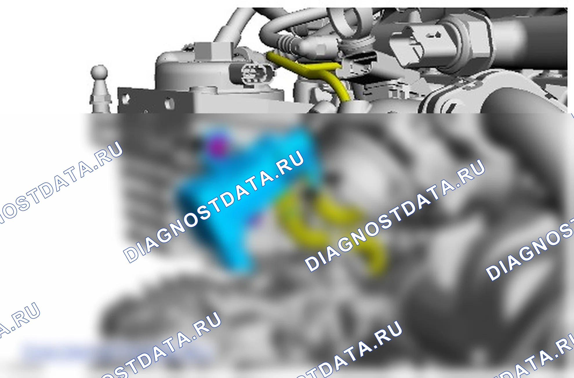 Как снять присоединяемые детали двигателя. Ford S-MAX II