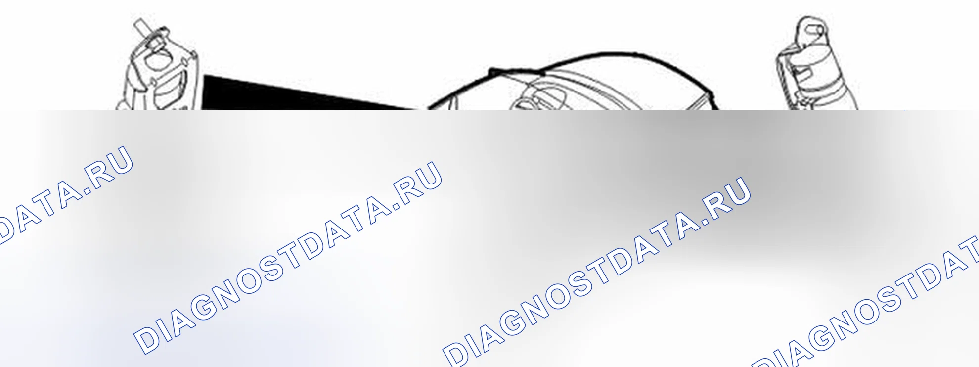 Рис. 138: ДАТЧИК ВТЯГИВАНИЯ РЕМНЯ (ТОЛЬКО ДЛЯ США / CDN). Volvo S40 II рестайлинг