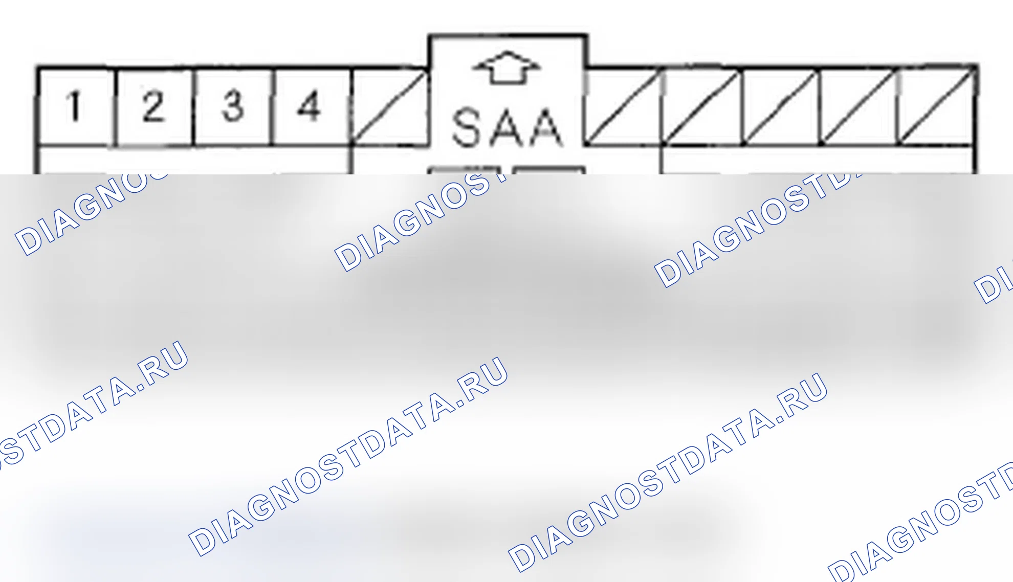 Рис. 46: Входы и выходы модуля SRS разъема B (28P). Acura TL III рестайлинг