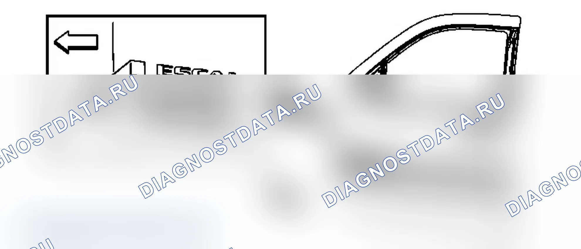 Рис. 26: Эмблема передней двери/замена шильдика (GME). Chevrolet Tahoe III