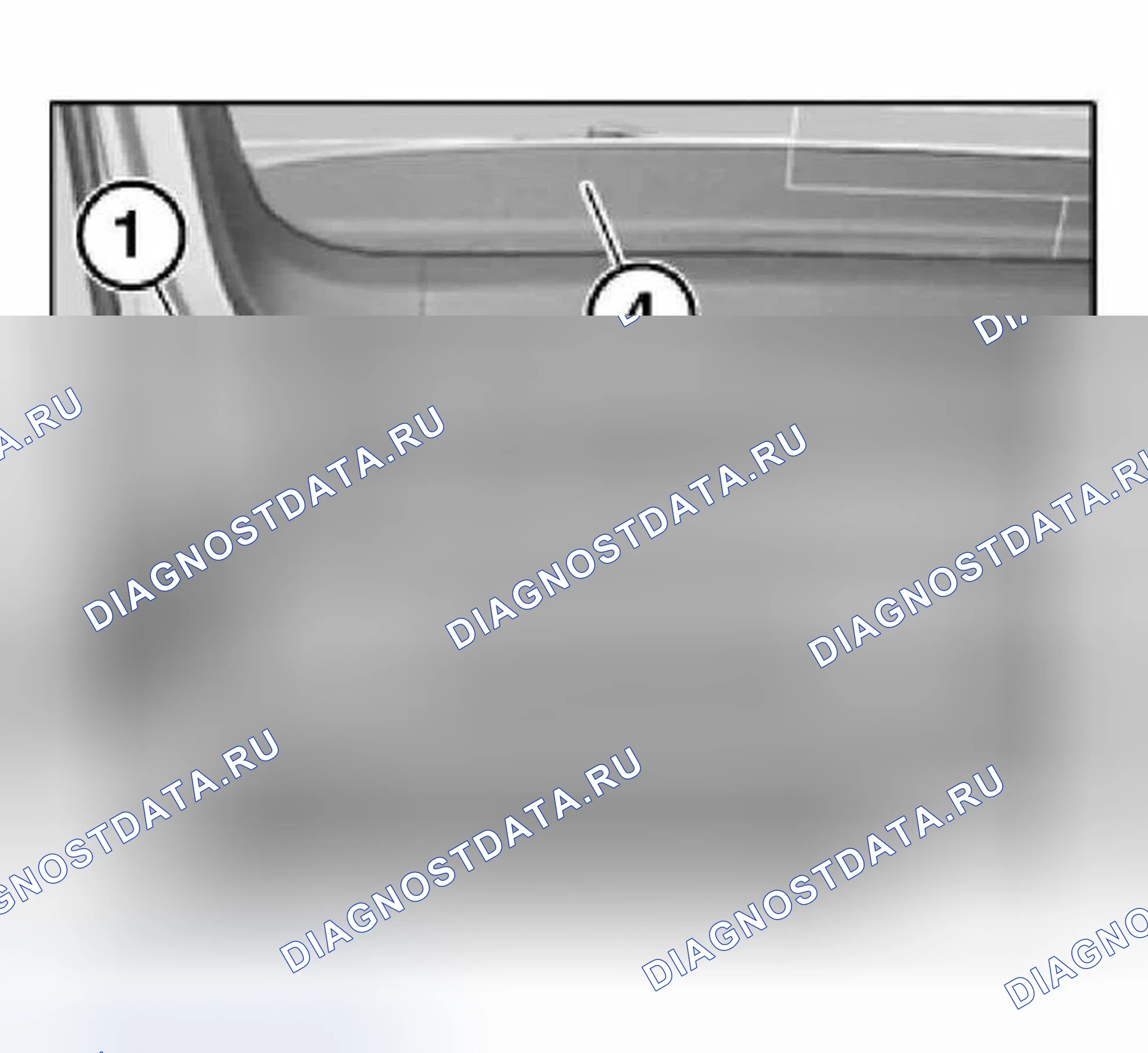 Рис. 477: 51 71 412 ДЕМОНТАЖ И УСТАНОВКА ЗАДНЕГО СПОЙЛЕРА. BMW X5 E53 рестайлинг