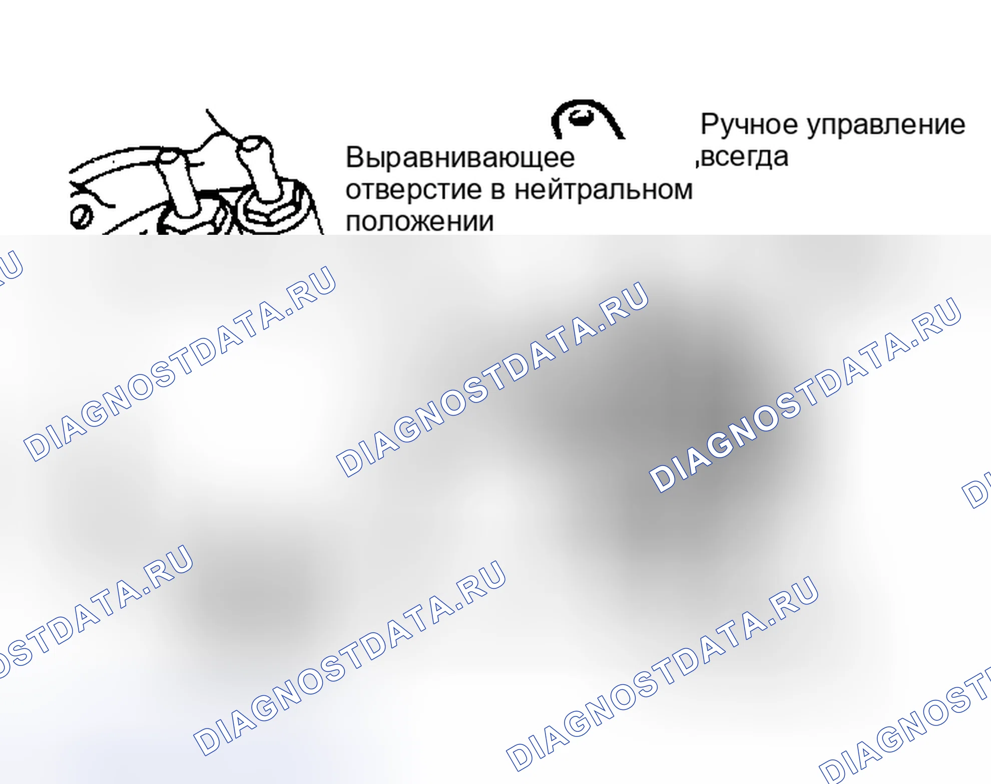 Рис. 44: Регулировка нейтрального предохранительного переключателя на KM171, KM172 и KM175 трансмиссия (MR600 аналогичен). Mitsubishi Mirage II