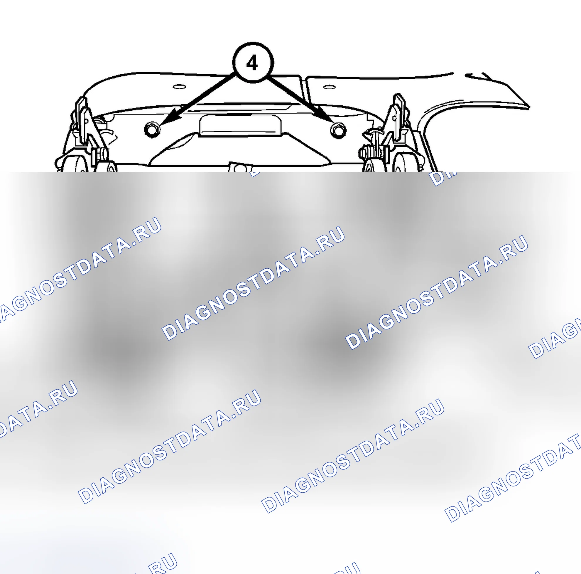 Рис. 46: ДЕМОНТАЖ. Dodge Grand Caravan IV