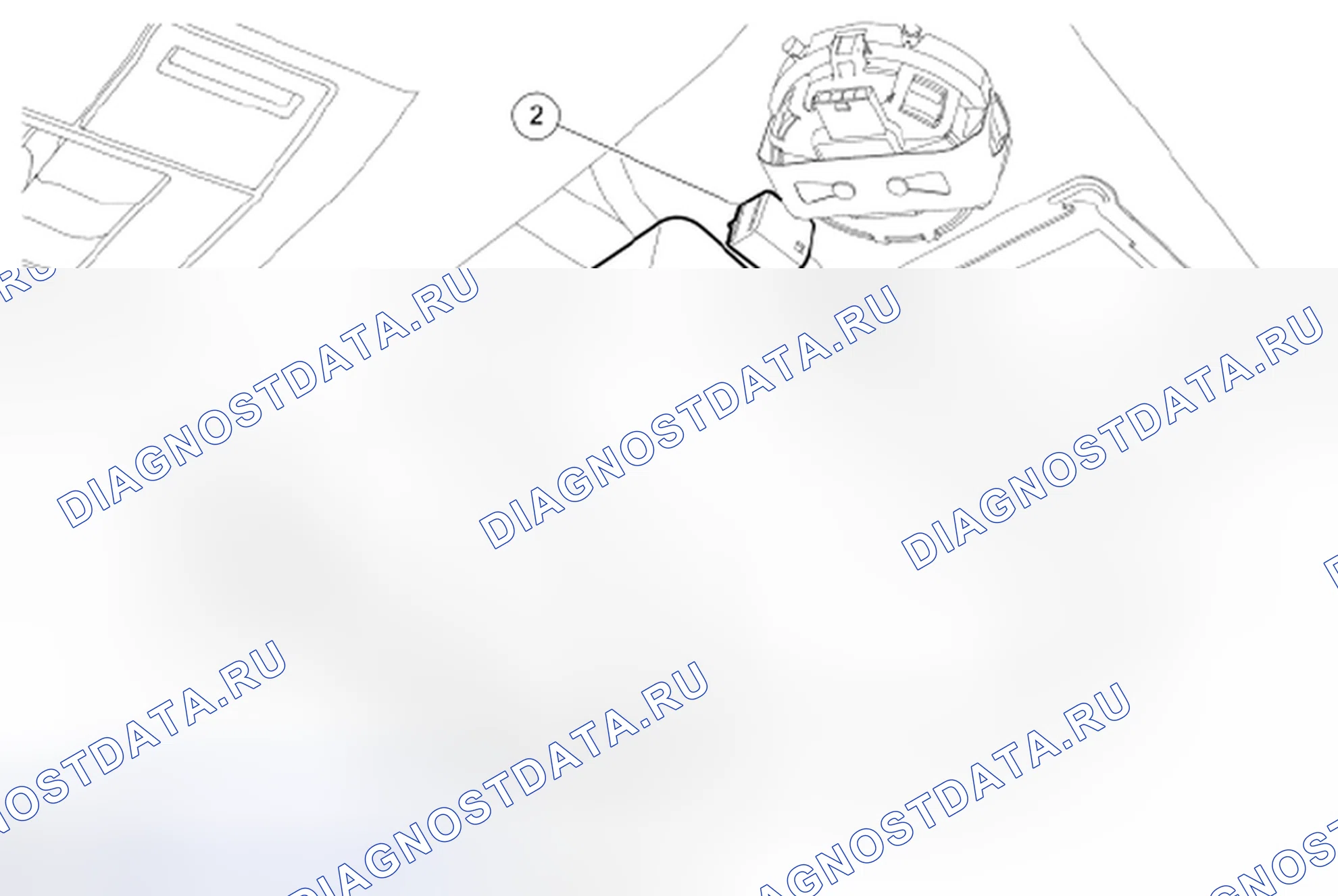 Рис. 89: Модуль 2 управления фарами (HCM-2). Hyundai ix55 I