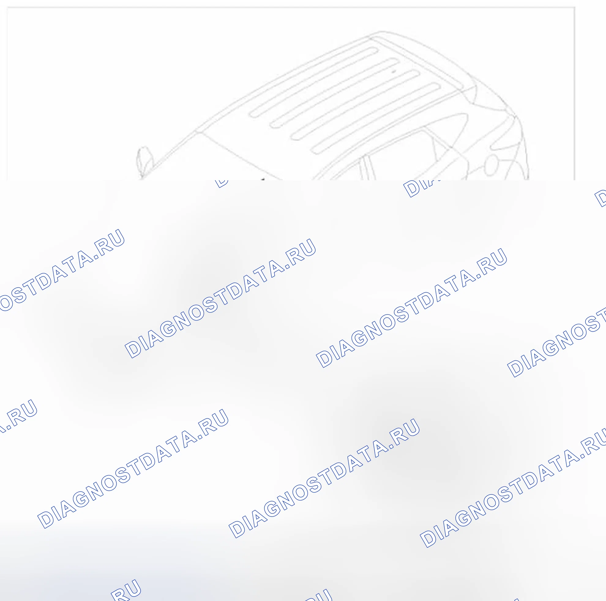 Рис. 1: Расположение компонентов. Hyundai Tucson II