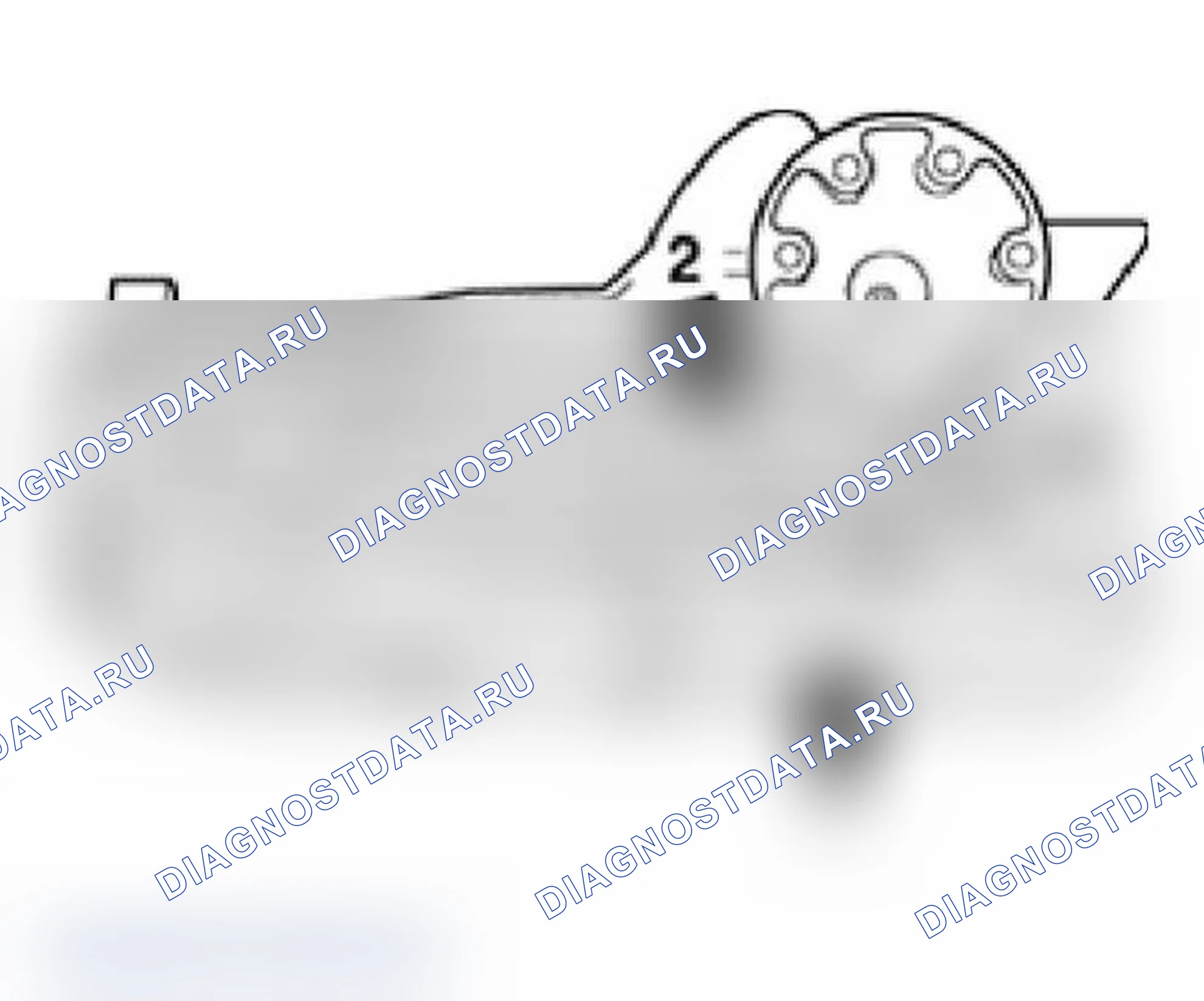 Рис. 14: Расположение на главной передаче. Audi A4 B6