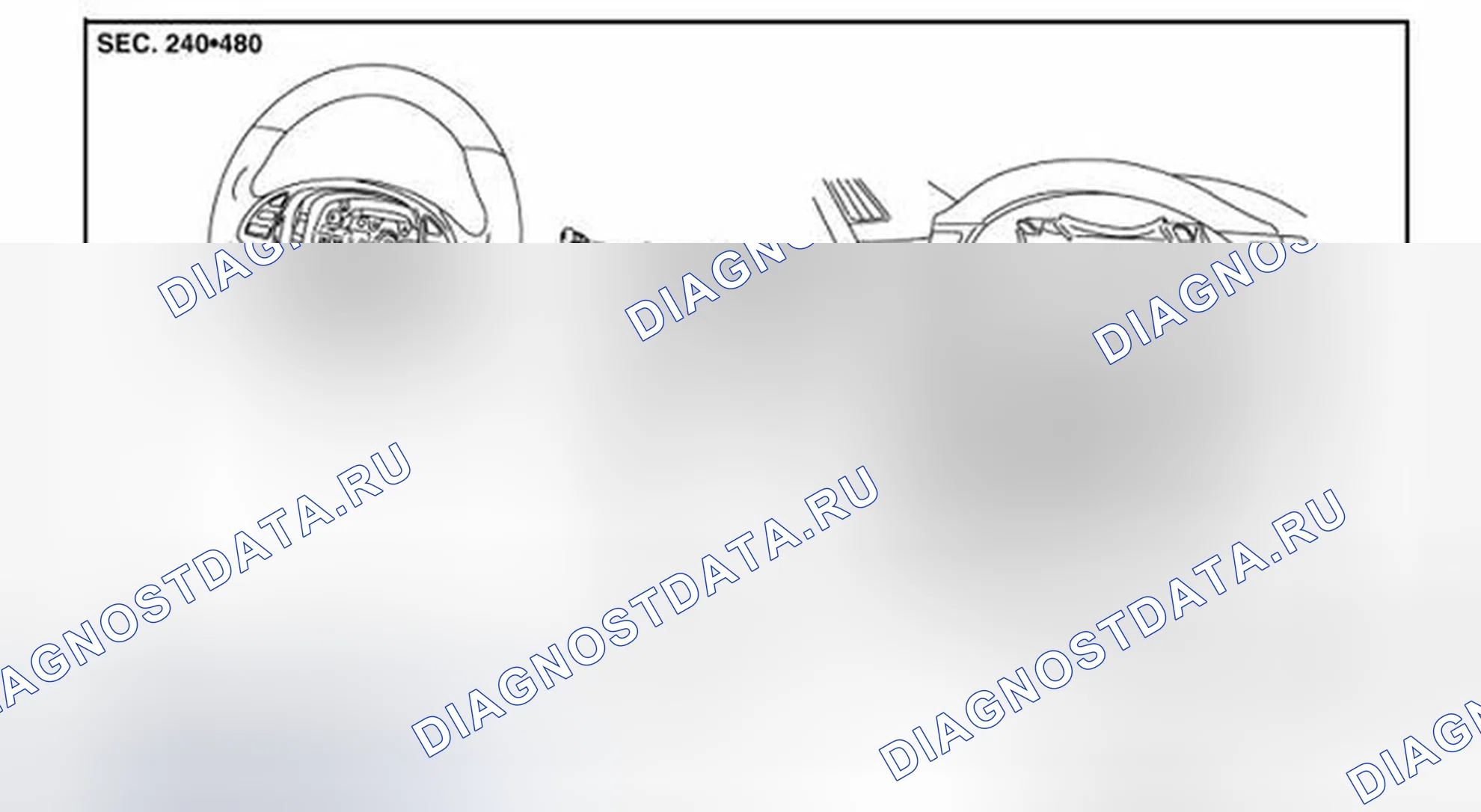 Рис. 6: Разнесенный вид. Infiniti G37 IV рестайлинг