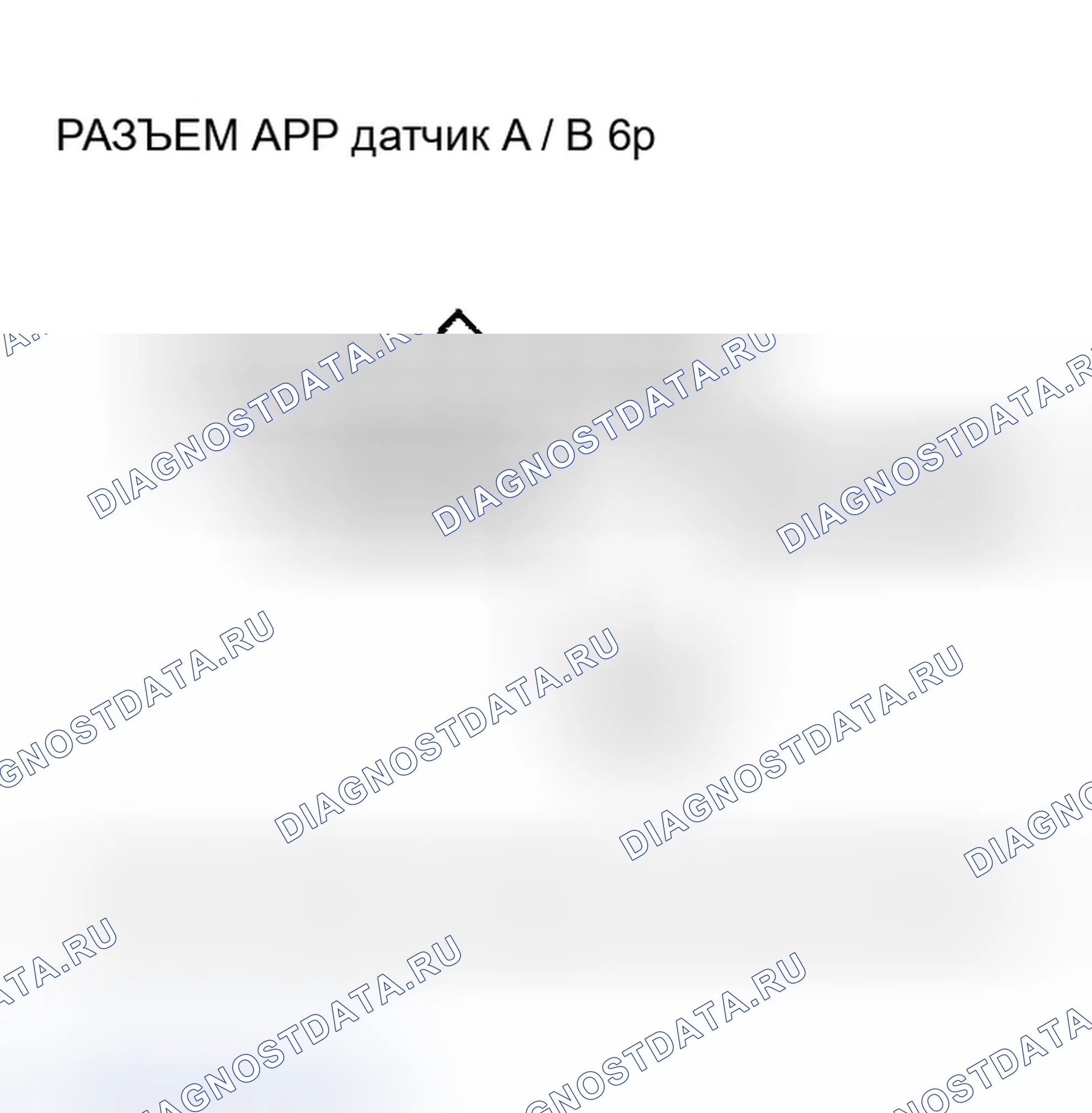 Рис. 226: P2128 расшифровка кода ошибки: цепь высокого напряжения датчика B APP (датчик положения дроссельной заслонки E). Honda Odyssey I