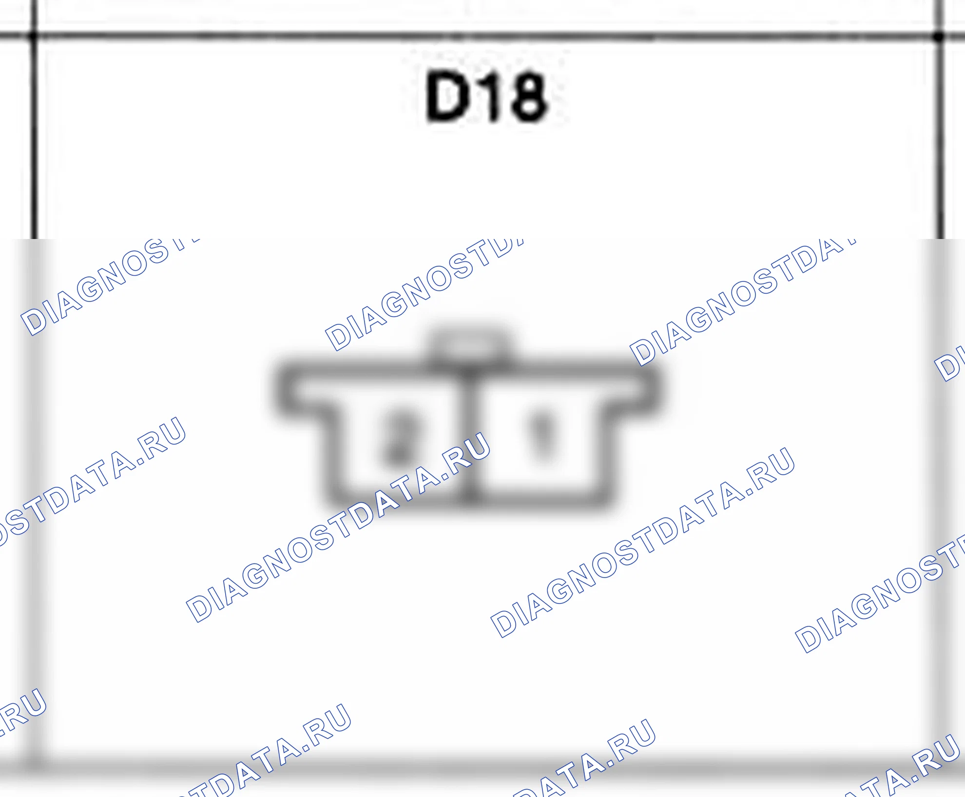 Распиновка разъёма D18 — дверного жгута. Hyundai Atos MX