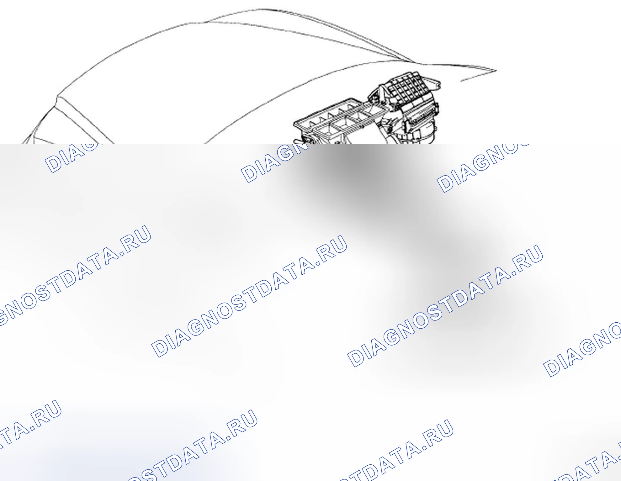 Рис. 196: РАСПОЛОЖЕНИЕ КОМПОНЕНТОВ. Hyundai Azera I