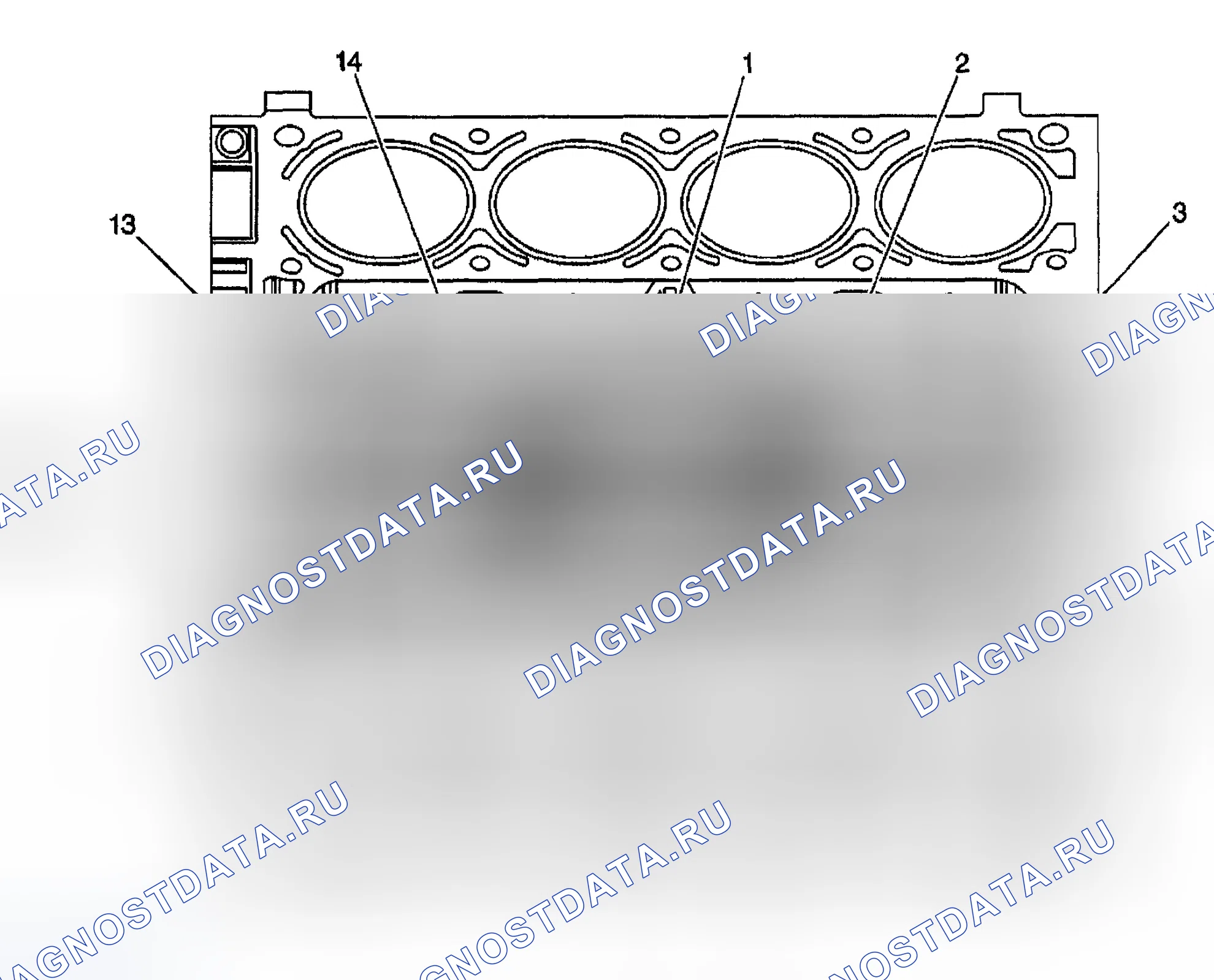 Рис. 15: Блок двигателя - вид сверху. Chevrolet Tahoe II