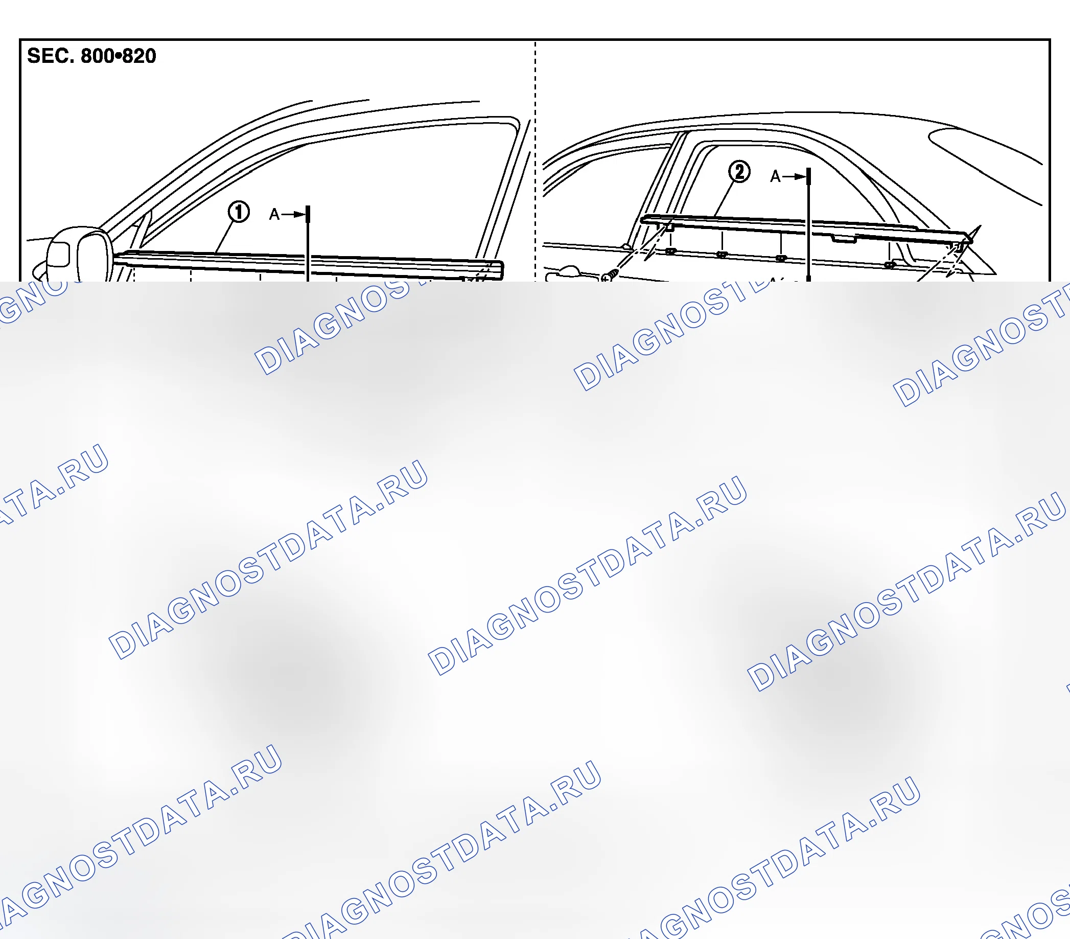 Рис. 91: Демонтаж и монтаж. Infiniti M45 II