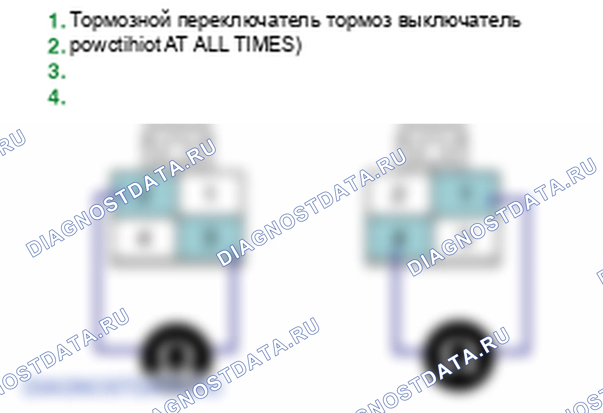 Проверка компонента — P0504. Kia Sorento BL