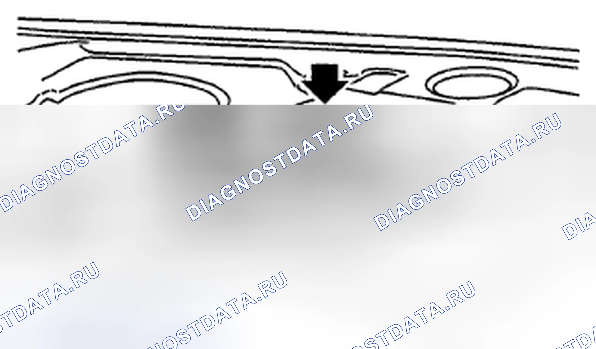 Рис. 51: ПЛЕЧЕВОЙ РЕМЕНЬ БЕЗОПАСНОСТИ В ЦЕНТРЕ (4-ДВЕРНАЯ МОДЕЛЬ). Subaru Impreza GH