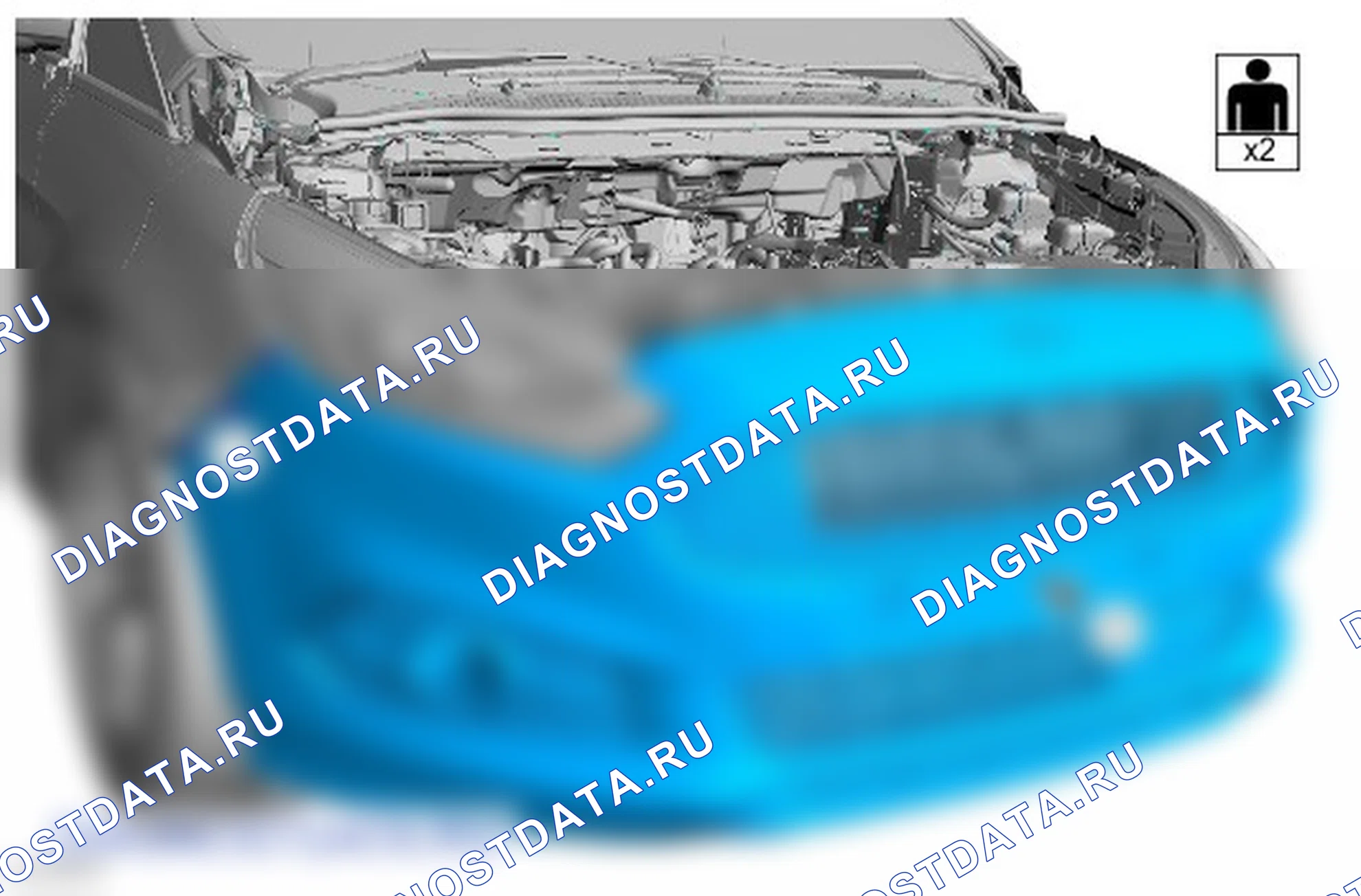 Как снять и установить кожух переднего бампера. Ford Galaxy III