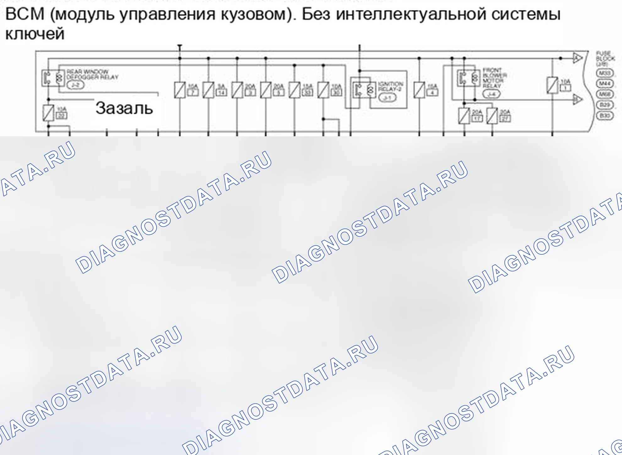 Рис. 85: электросхема. Nissan Rogue II