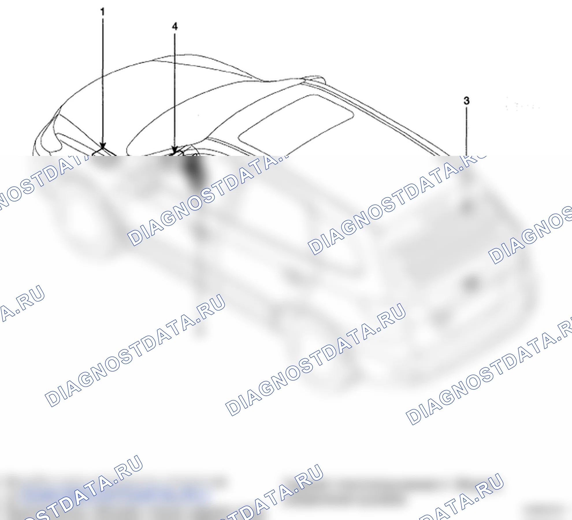 Рис. 12: РАСПОЛОЖЕНИЕ КОМПОНЕНТОВ. Hyundai Santa Fe II