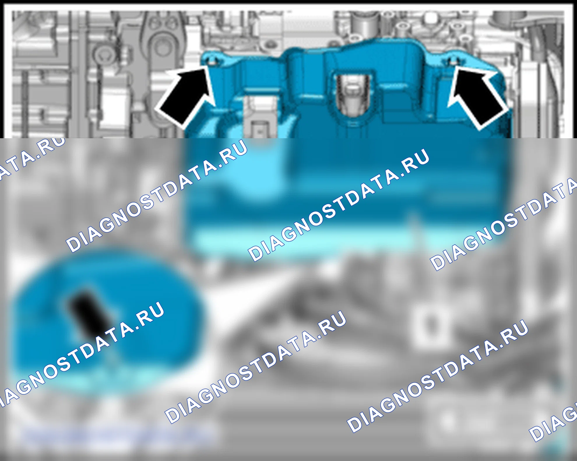 Как снять и установить детали смазочной системы (2,0л/81; 103; 125 кВт TDI CR (2-го поколения)). Skoda Octavia Ii