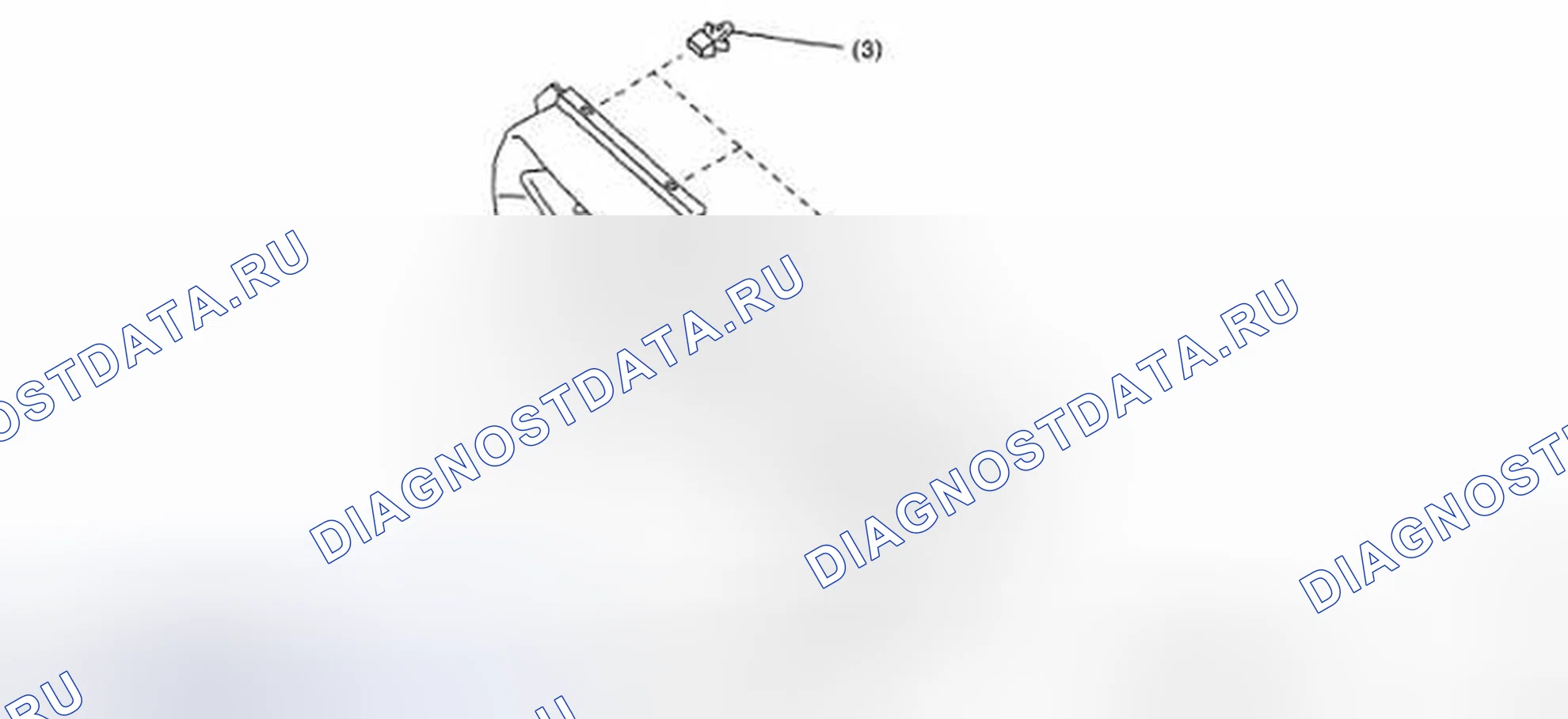 Рис. 16: ПЕРЕДНЯЯ РЕШЕТКА. Subaru Legacy BL/BP рестайлинг
