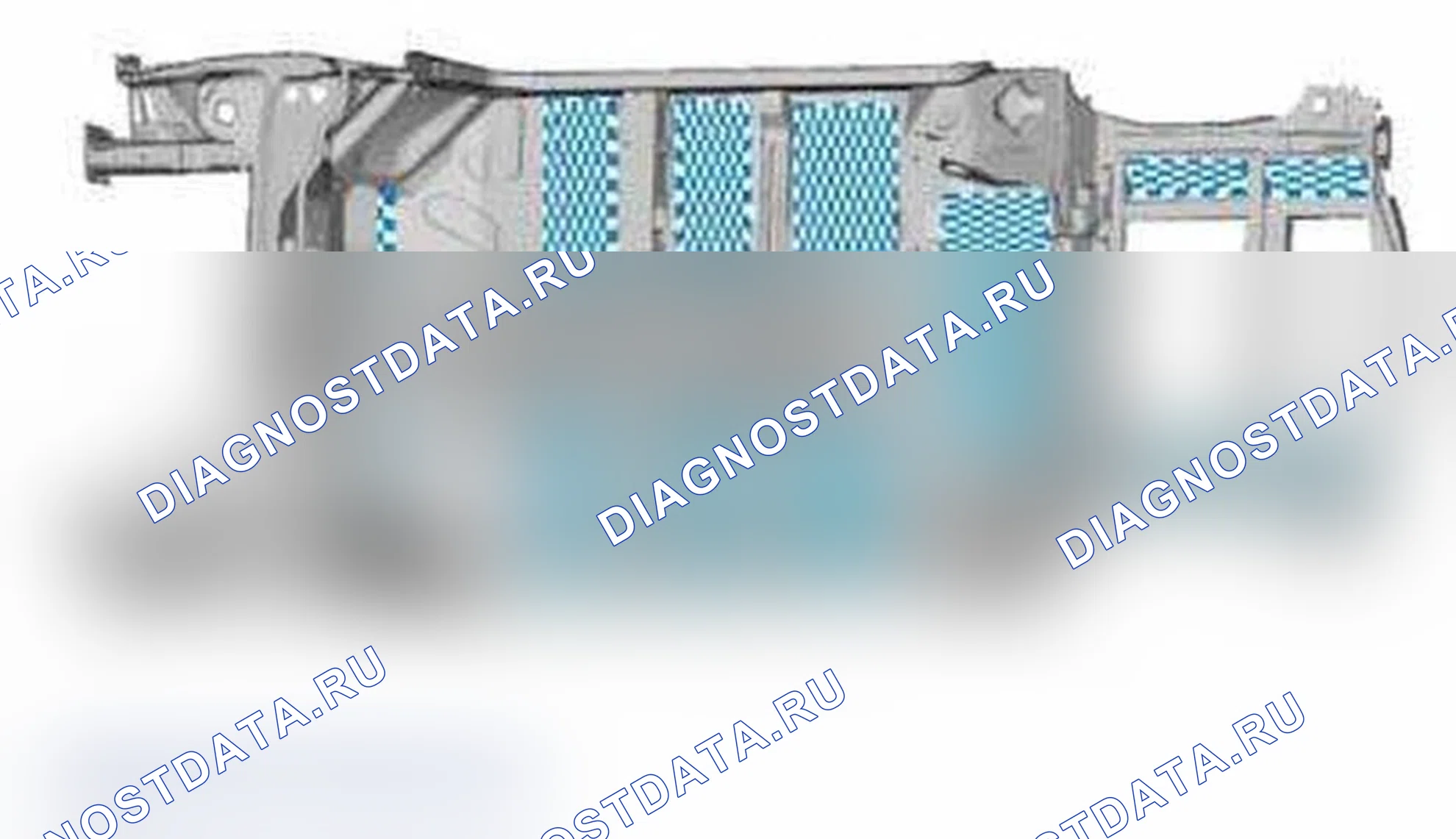 Рис. 398: Напольный поддон - электромобиль (EV). Ford Focus III