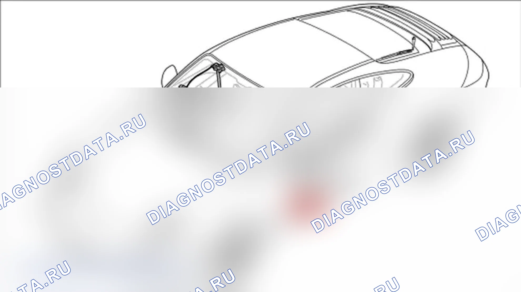 Рис. 72: Регулировка нижнего упора стеклоподъемника. Porsche 911 GT3 997