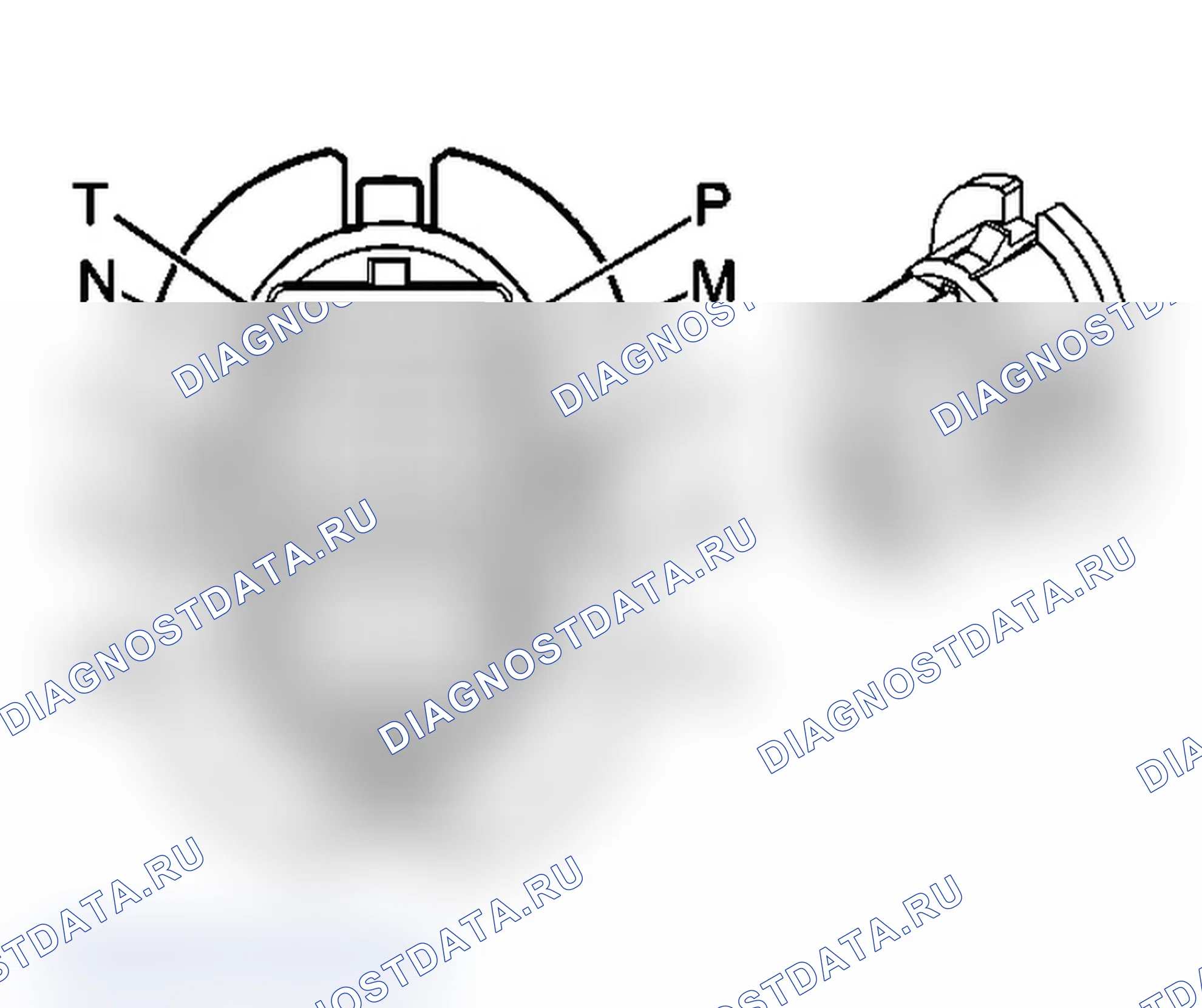 Рис. 27: C700 Привязные ремни к левой задней двери. Chevrolet TrailBlazer I рестайлинг