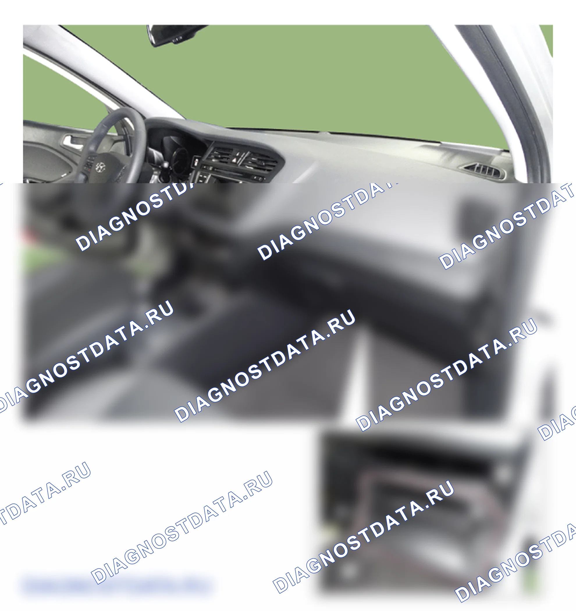 Расположение деталей перчаточного ящика. Hyundai i20 GB