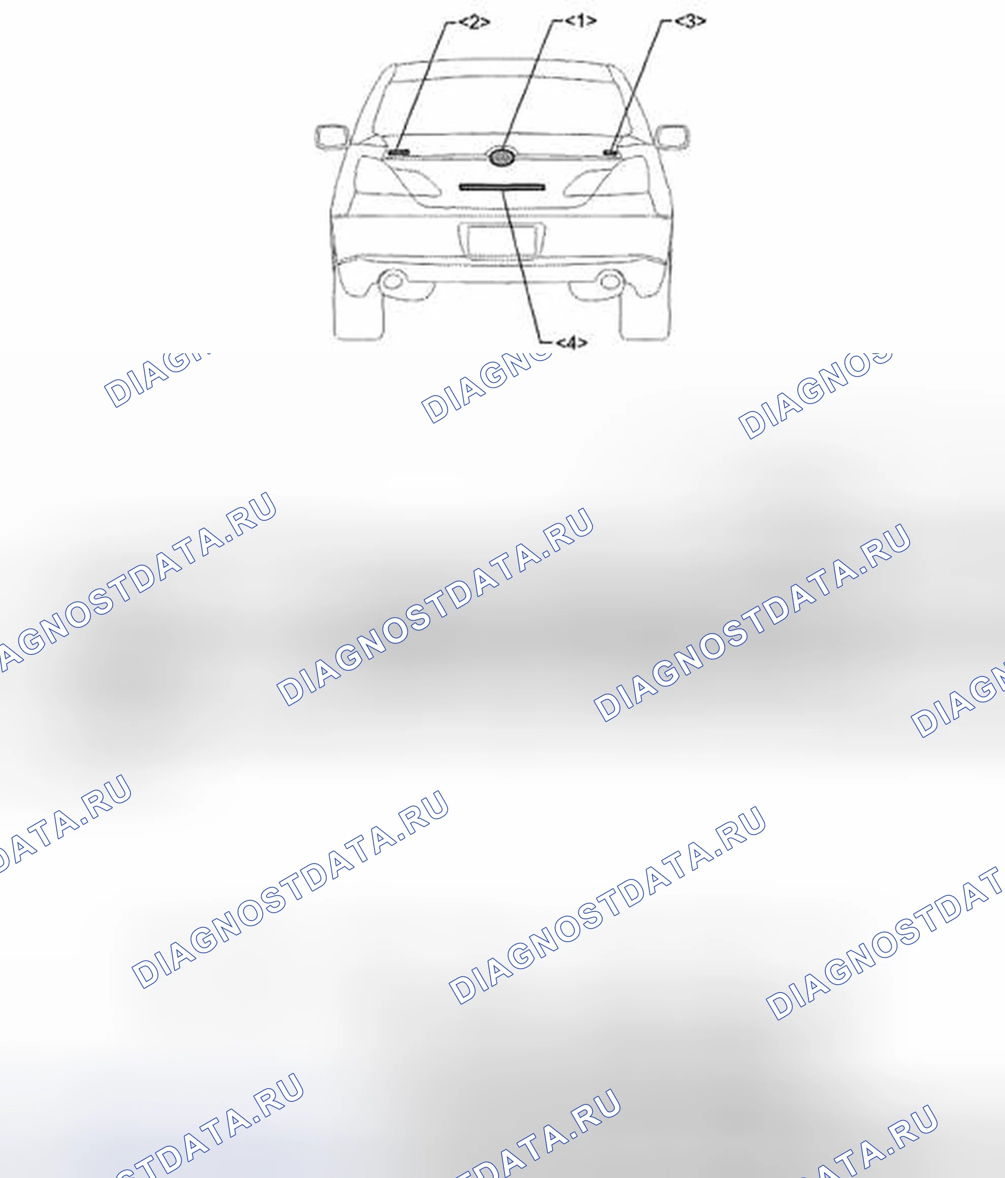 Рис. 123: КОМПОНЕНТЫ. Toyota Avalon XX30 рестайлинг