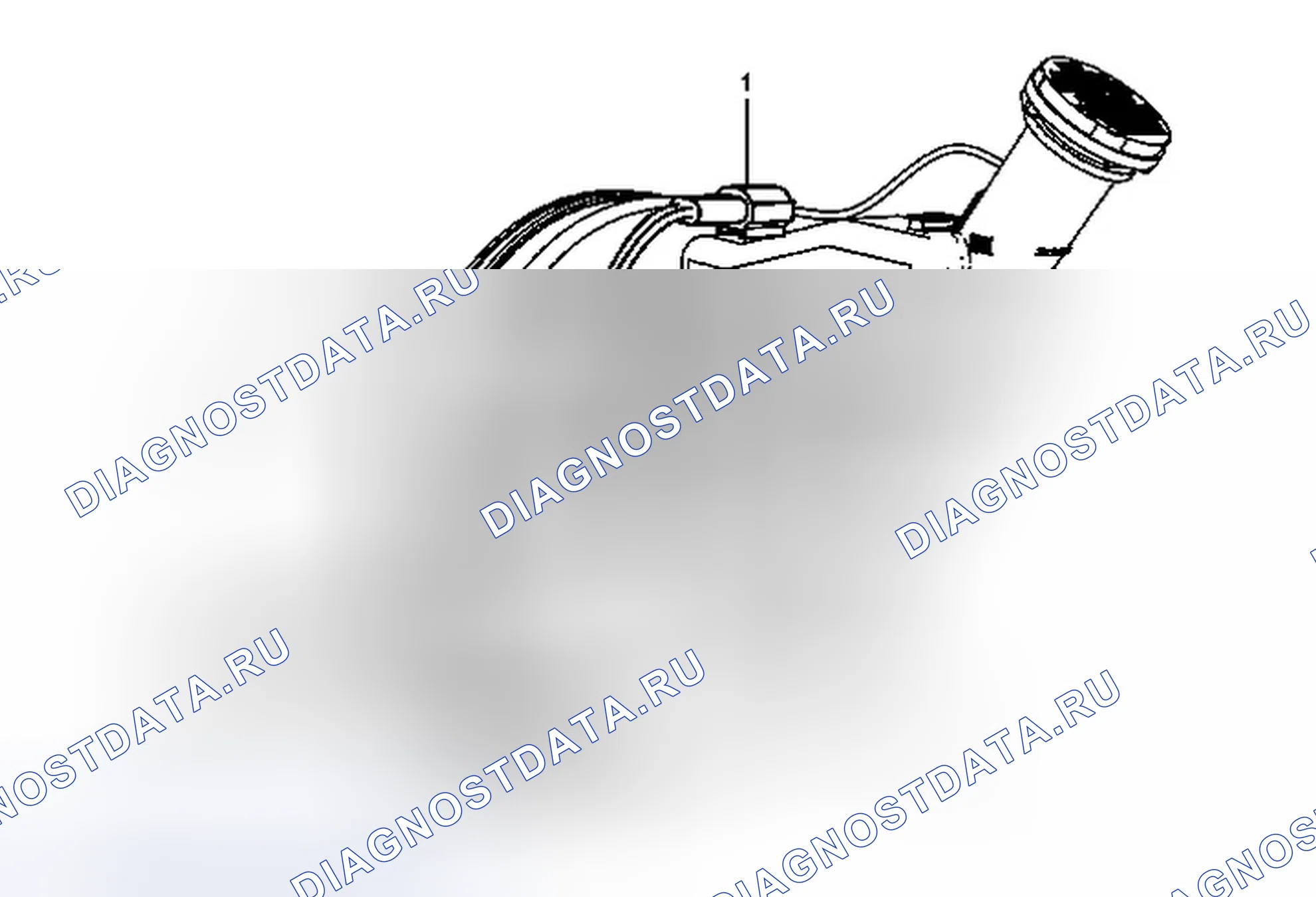 Рис. 7: Замена переключателя индикатора уровня тормозной жидкости. Chevrolet Spark M300