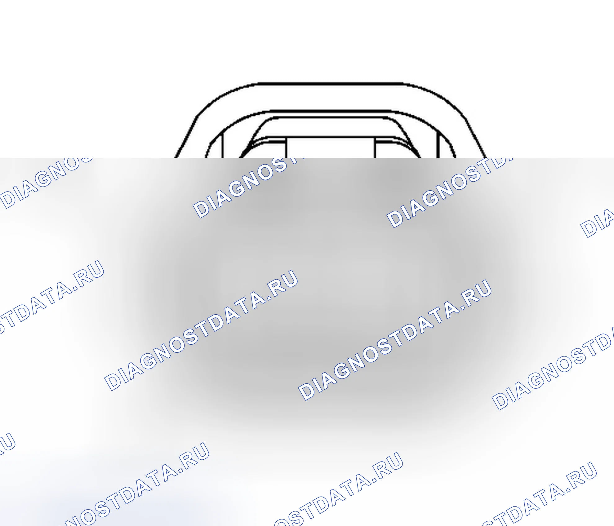 Рис. 153: Датчик продольного акселерометра (4WD). Chevrolet Colorado I
