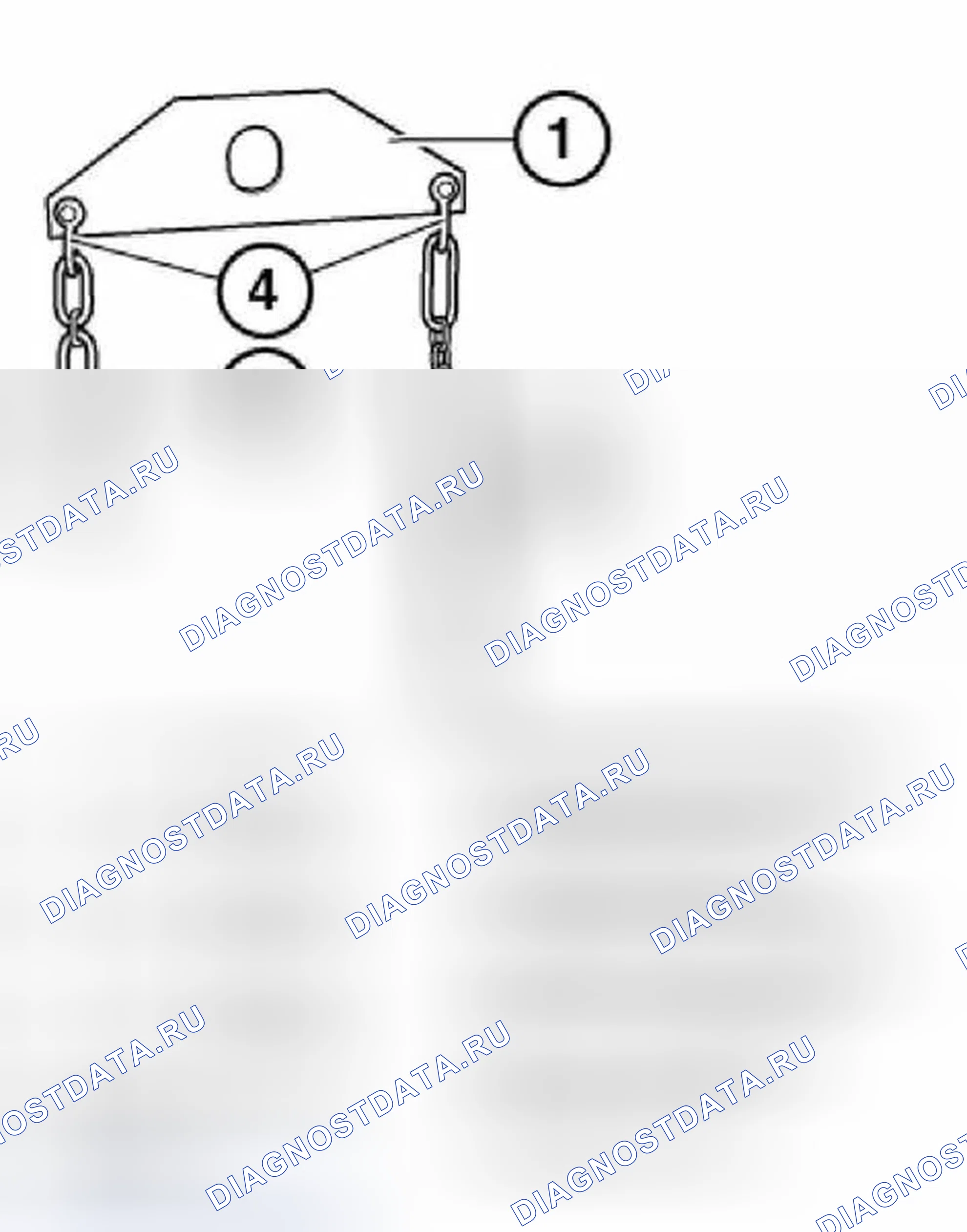 Рис. 392: 11 0 070 Подъемник двигателя. BMW Z4 E85/E86