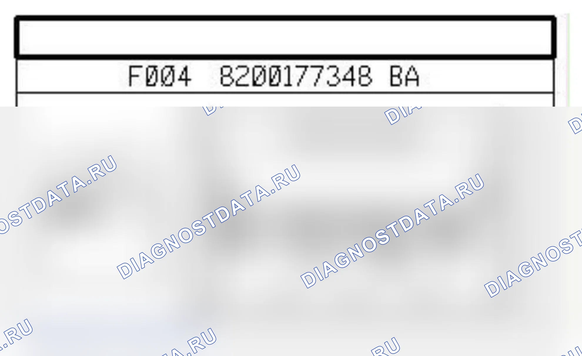 Распиновка разъёма 1618 — Приемное кольцо. Renault Kangoo II-BeBop